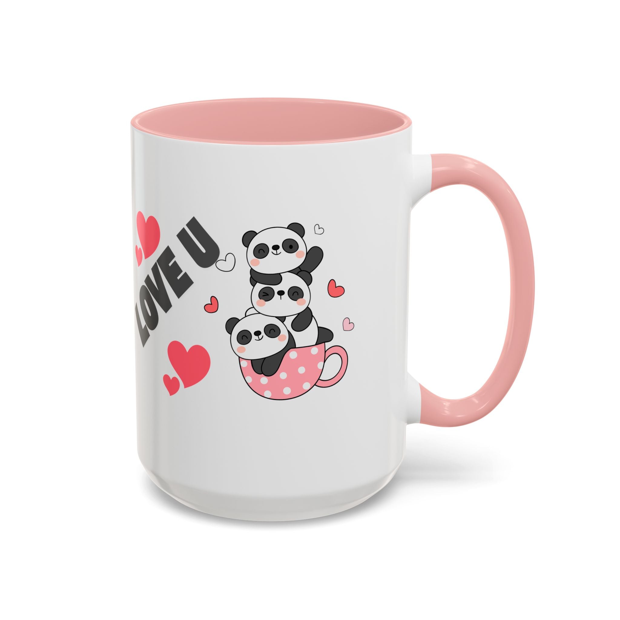 Adorable Panda Love Coffee Mug - Perfect Gift for Couples, Birthdays, Valentine's Day, Cute Kitchen Decor