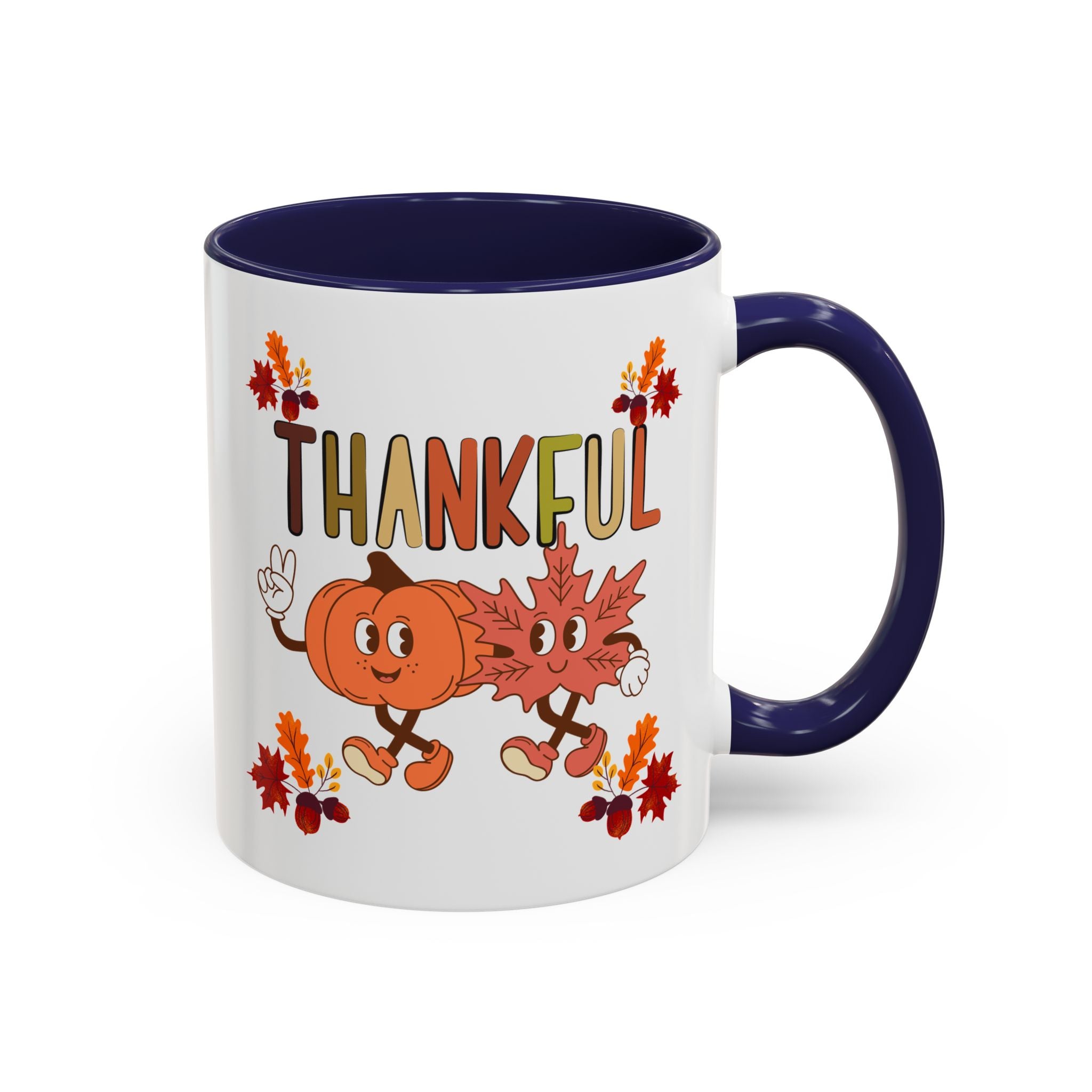 Gratitude Coffee Mug, Thankful Autumn Ceramic Cup, Thanksgiving Gift, Seasonal Drinkware, Fall Decor