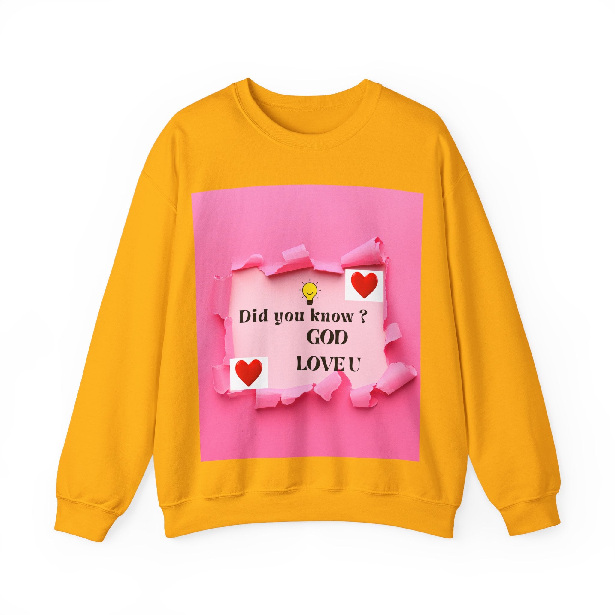 Cute Love Message Crewneck Sweatshirt, Cozy Gift for Her, Valentine's Day, Inspirational Sweater, Comfortable Everyday Wear