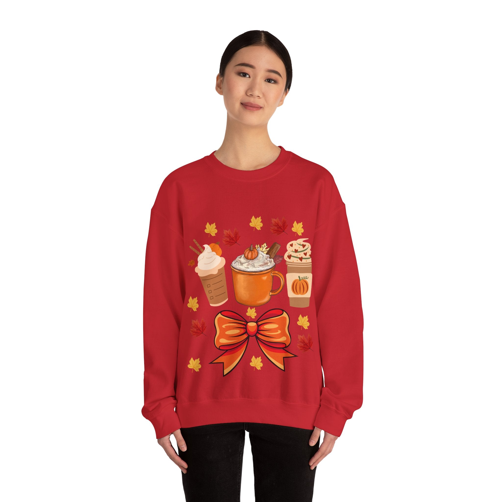 Autumn Vibes Sweatshirt, Cozy Crewneck for Fall, Pumpkin Spice Sweatshirt, Cute Gift for Thanksgiving, Warm Fashion Statement