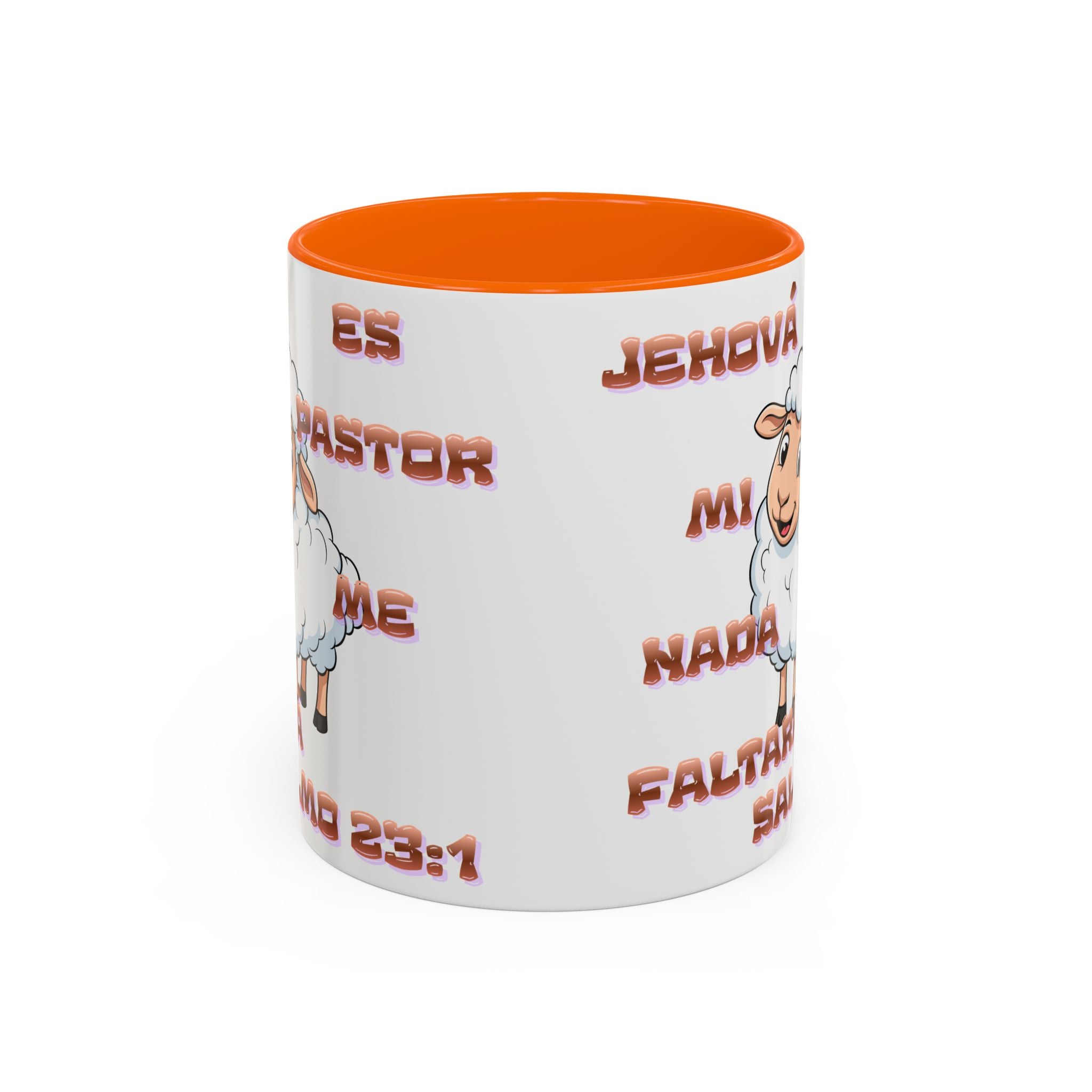 Jehová Es Mi Pastor Coffee Mug — Salmo 23:1 Spanish Christian Accent Mug