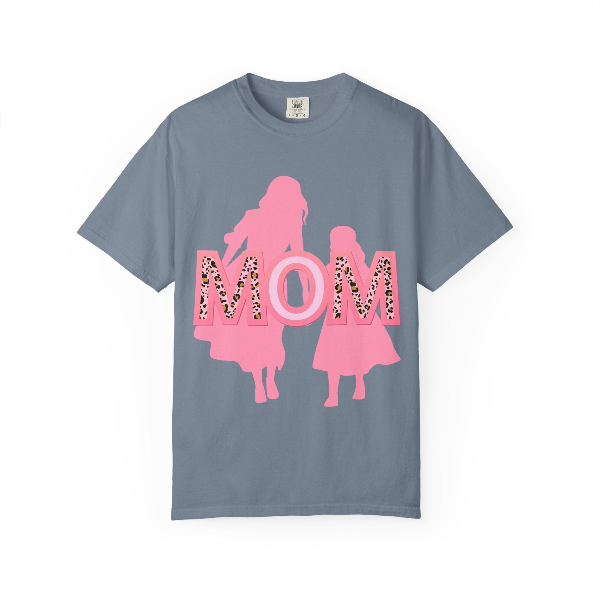 Mom & Me Garment-Dyed T-shirt, Cute Matching Tees, Mother's Day Gift, Family Outing Shirt, Mommy Daughter Outfit, Trendy Casual Wear