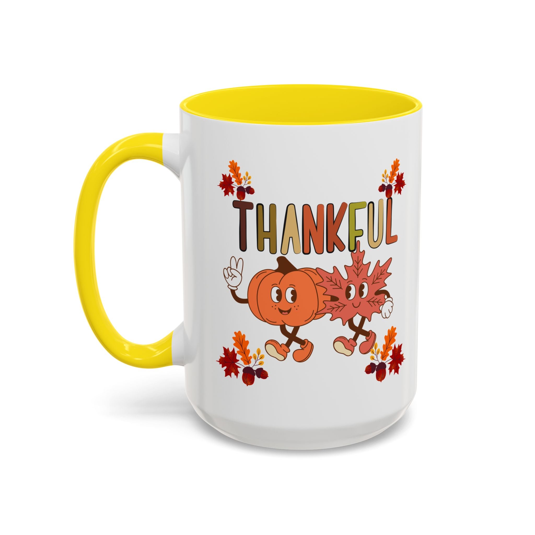 Gratitude Coffee Mug, Thankful Autumn Ceramic Cup, Thanksgiving Gift, Seasonal Drinkware, Fall Decor