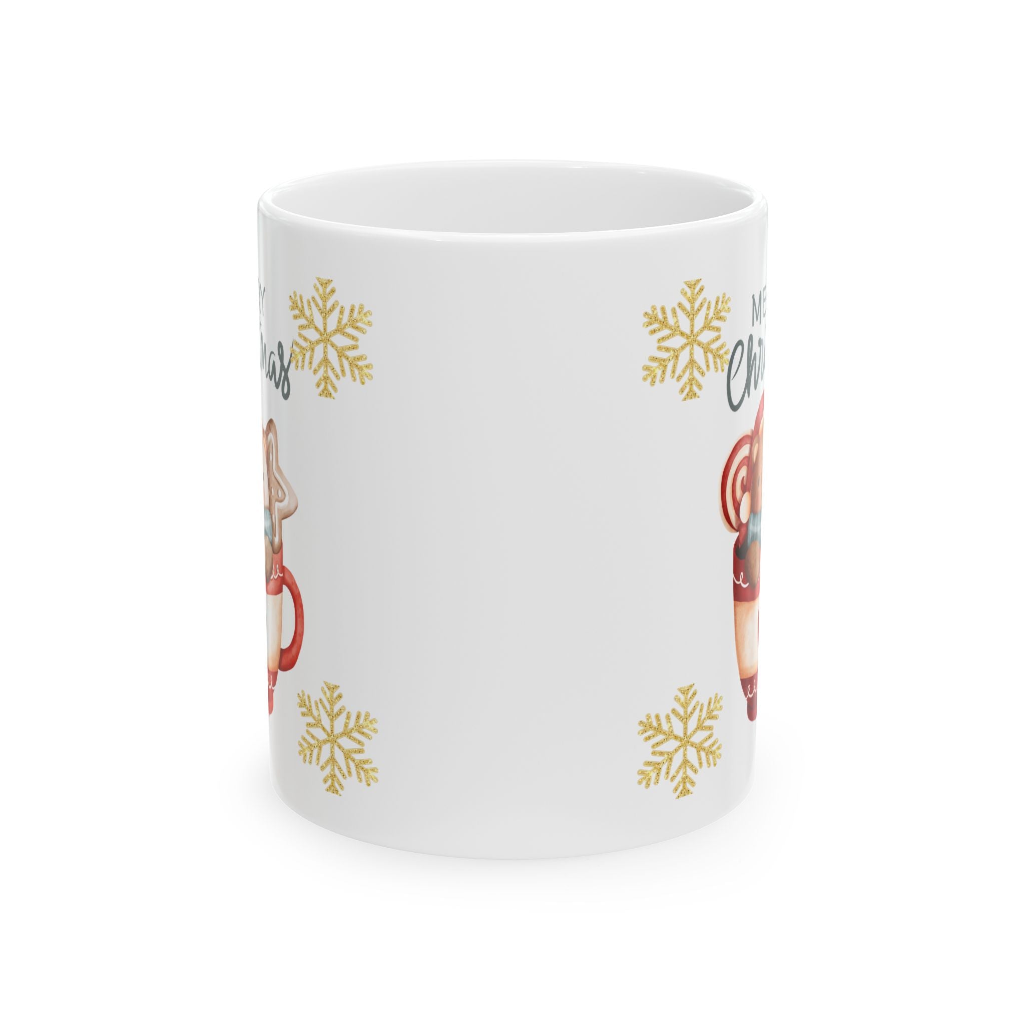 Festive Holiday Ceramic Mug - Perfect for Christmas, Winter, Coffee Lovers, Gift for Him/Her, Hot Chocolate