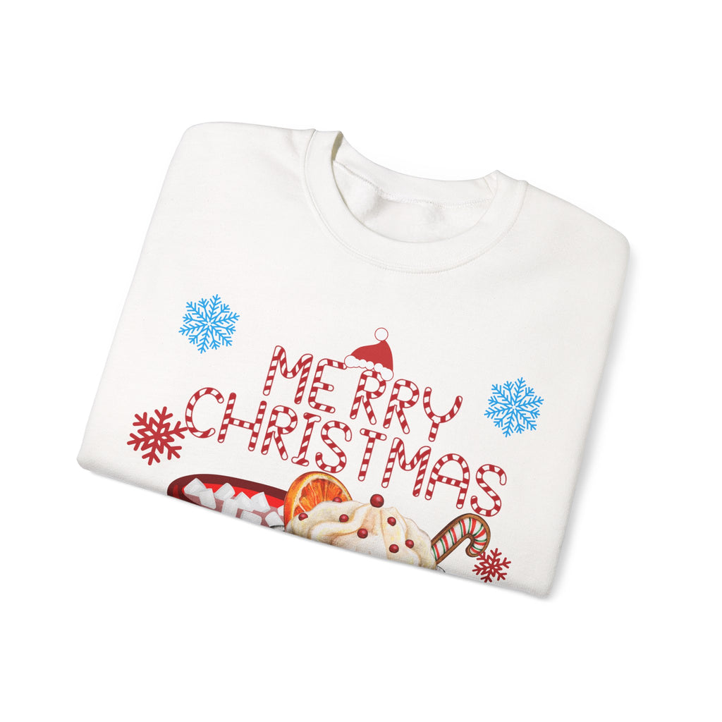 Merry Christmas Hot Cocoa Crewneck Sweatshirt