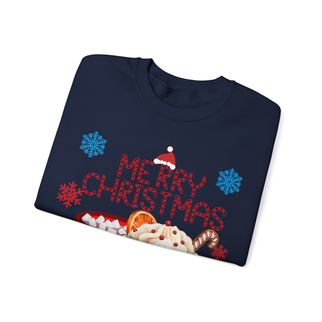 Merry Christmas Hot Cocoa Crewneck Sweatshirt