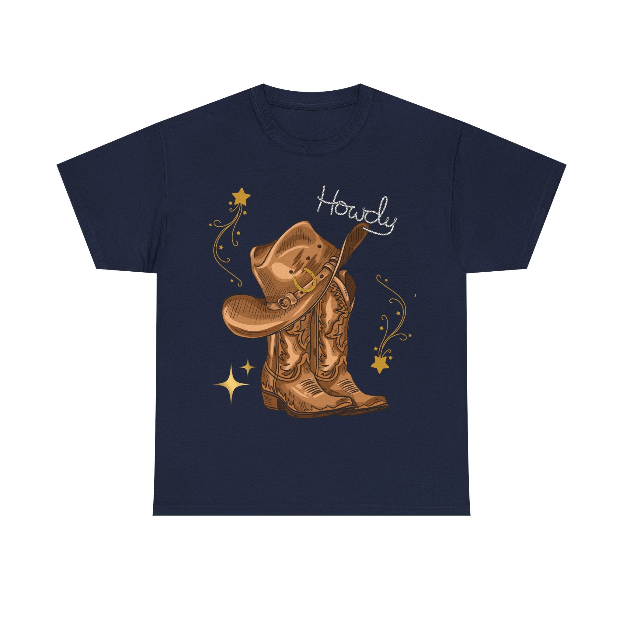 Howdy Cowboy Tee, Western Style Shirt, Unisex Cotton T-Shirt, Country Music Apparel, Rodeo Gift, Casual Everyday Wear