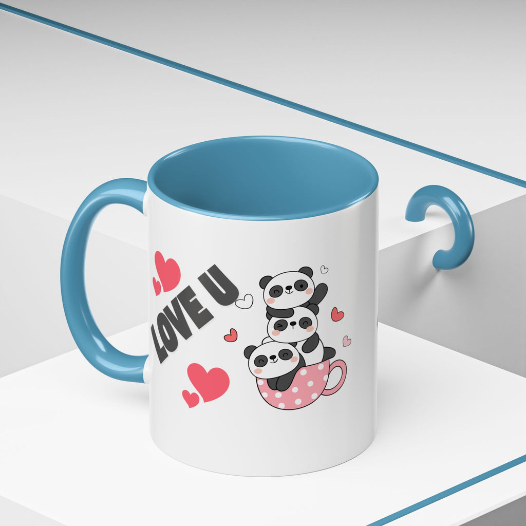 Adorable Panda Love Coffee Mug - Perfect Gift for Couples, Birthdays, Valentine's Day, Cute Kitchen Decor
