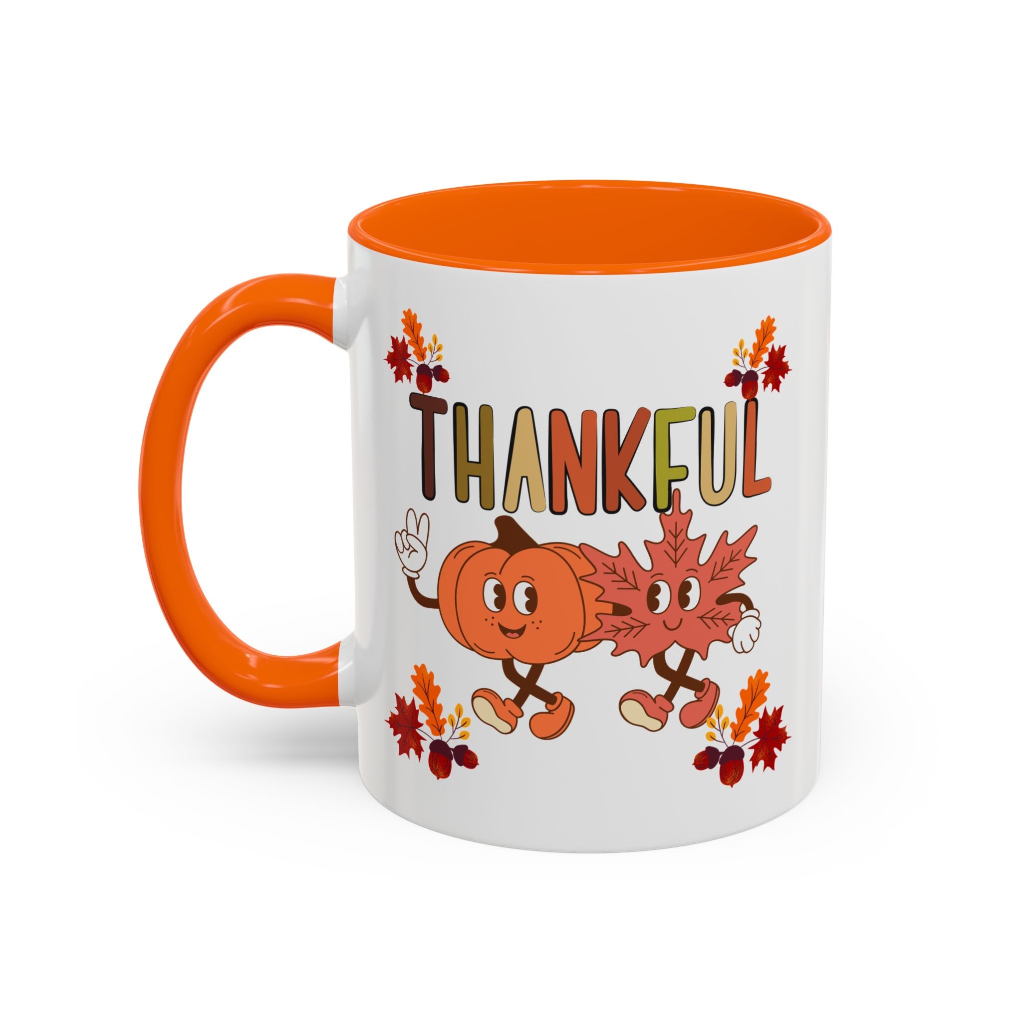 Gratitude Coffee Mug, Thankful Autumn Ceramic Cup, Thanksgiving Gift, Seasonal Drinkware, Fall Decor