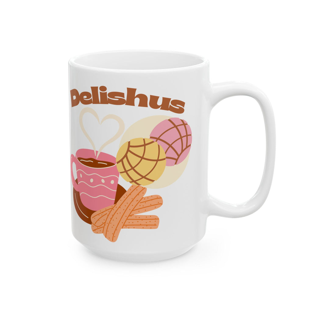 Delicious Donuts Ceramic Mug - Sweet Treats Coffee Cup