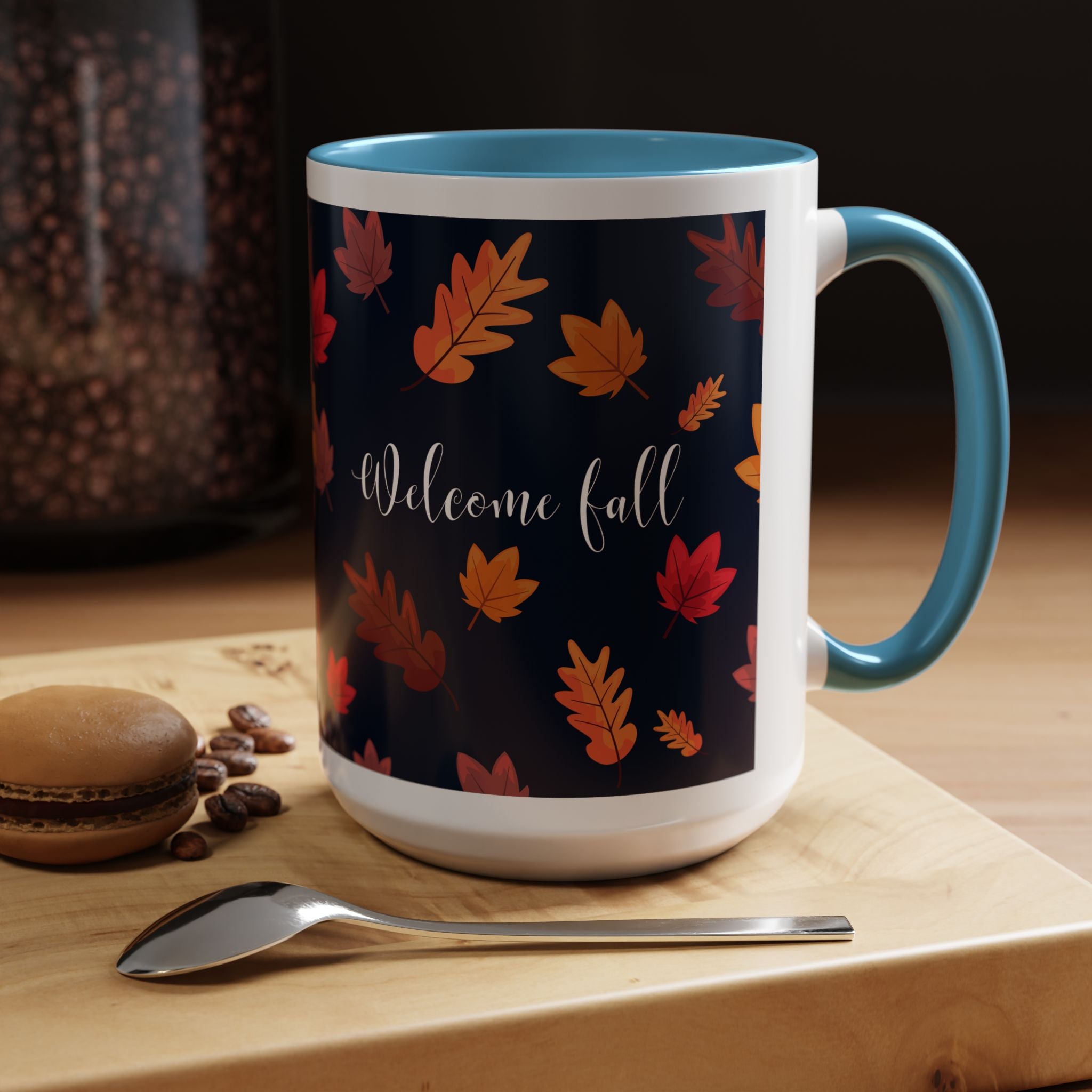Welcome Fall Coffee Mug - Autumn Vibes, Seasonal Gift, Fall Decor, Hot Beverage Cup, Cozy Kitchenware