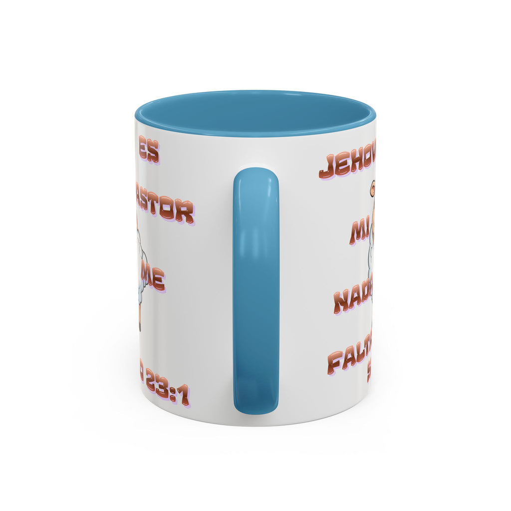 Jehová Es Mi Pastor Coffee Mug — Salmo 23:1 Spanish Christian Accent Mug