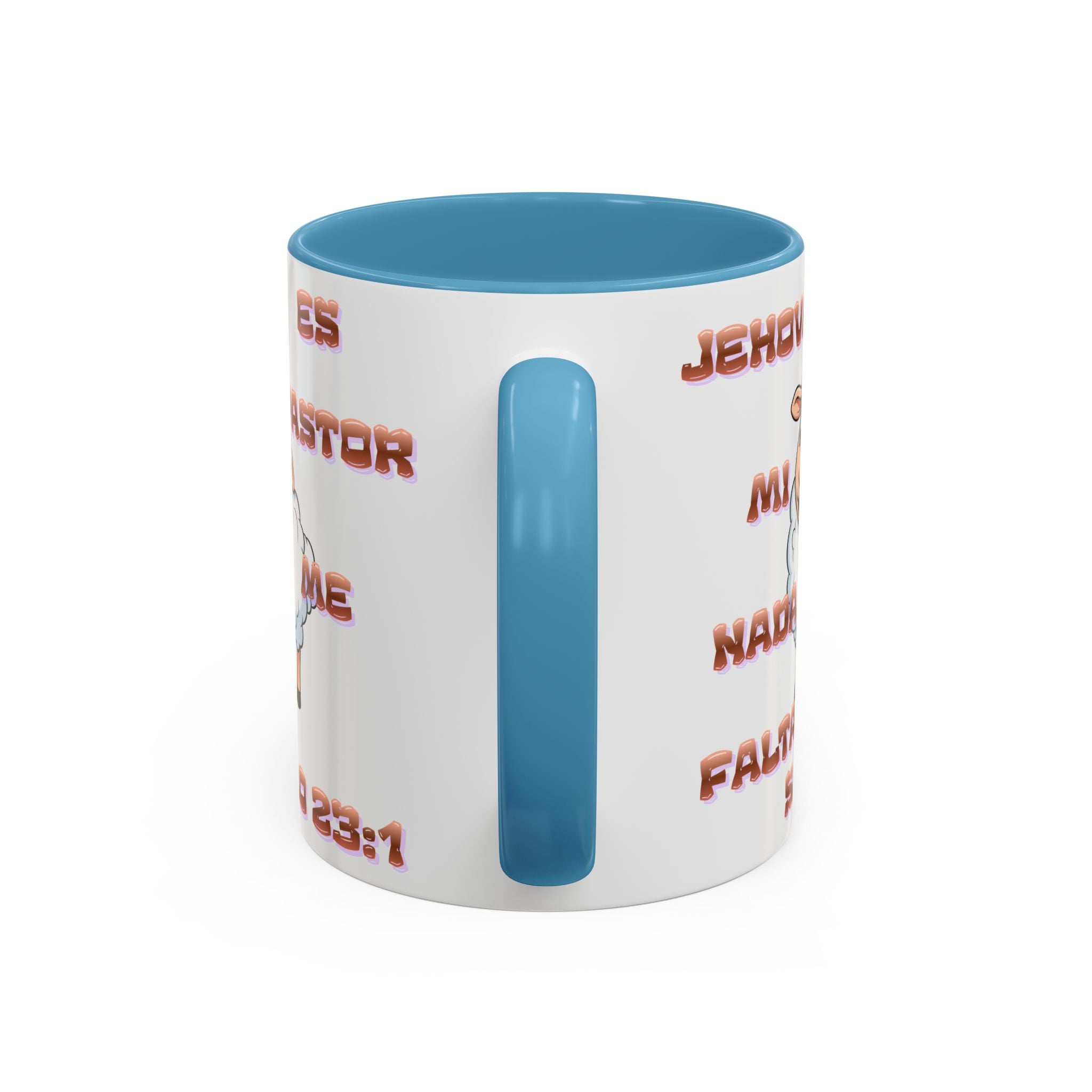 Jehová Es Mi Pastor Coffee Mug — Salmo 23:1 Spanish Christian Accent Mug