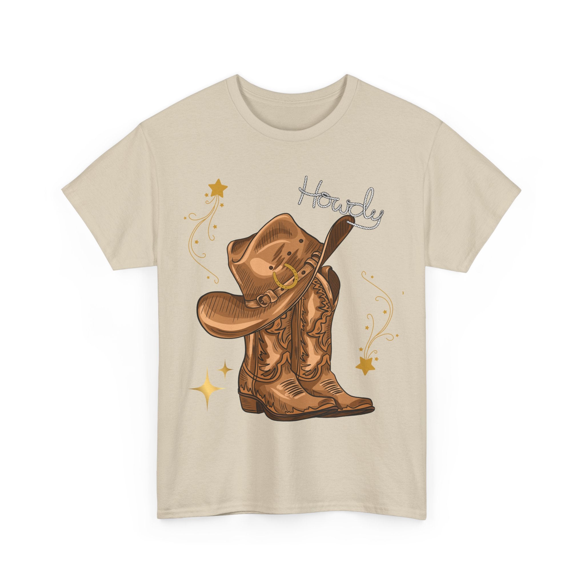 Howdy Cowboy Tee, Western Style Shirt, Unisex Cotton T-Shirt, Country Music Apparel, Rodeo Gift, Casual Everyday Wear
