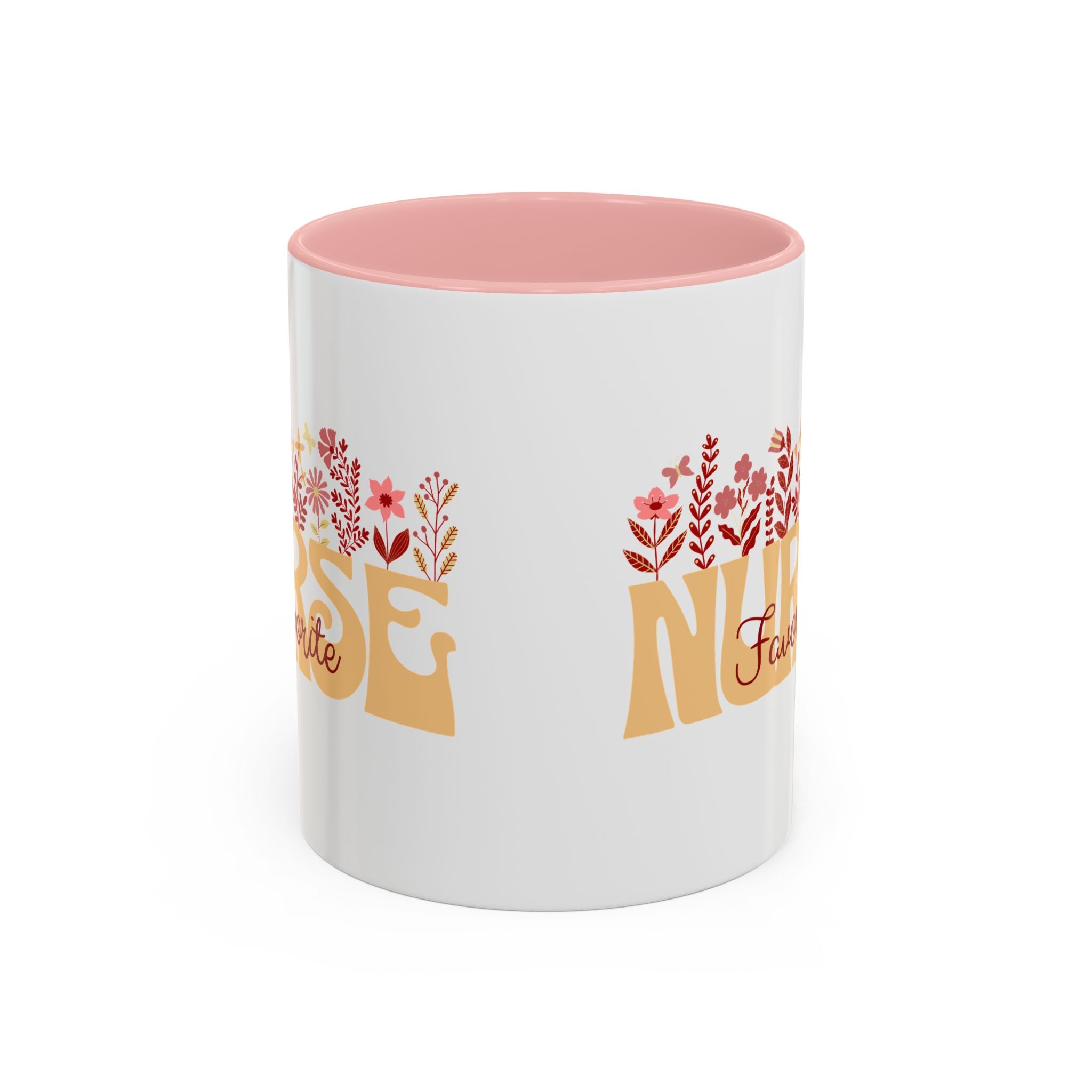 Nurse Favorite Coffee Mug | Floral Mug for Nurses | Gift for Nurse Appreciation Week, Nurses Day, Medical Professionals