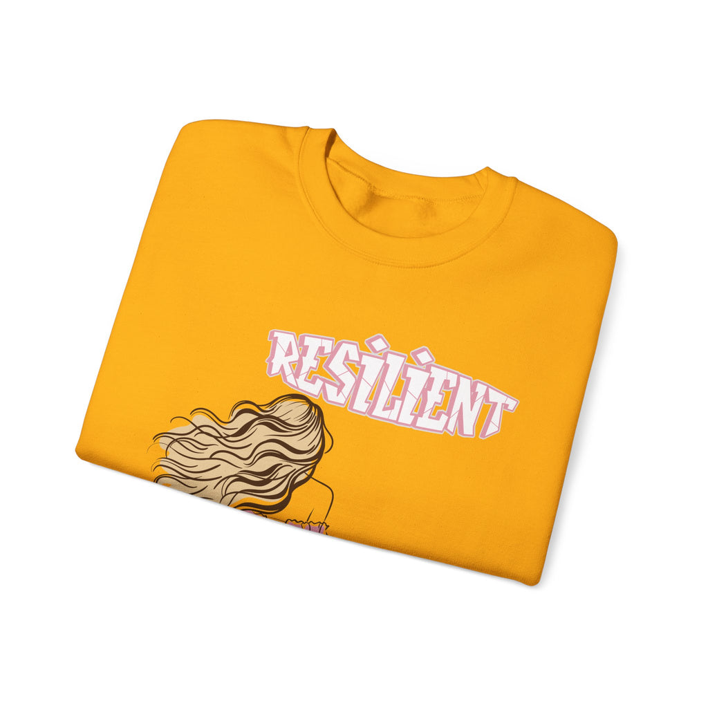 Resilient Graphic Sweatshirt, Trendy Crewneck, Women’s Clothing, Cozy Layering Piece, Perfect Gift for Her, Casual Fashion