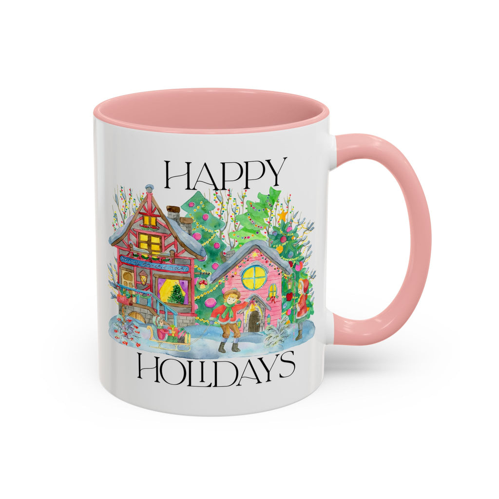 Festive Holiday Coffee Mug - Perfect Gift for Christmas, Winter Decor, Cozy Home Vibe, Holiday Gatherings, Cheerful Sips