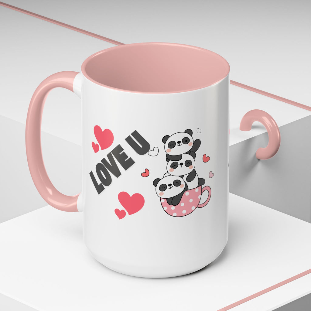 Adorable Panda Love Coffee Mug - Perfect Gift for Couples, Birthdays, Valentine's Day, Cute Kitchen Decor