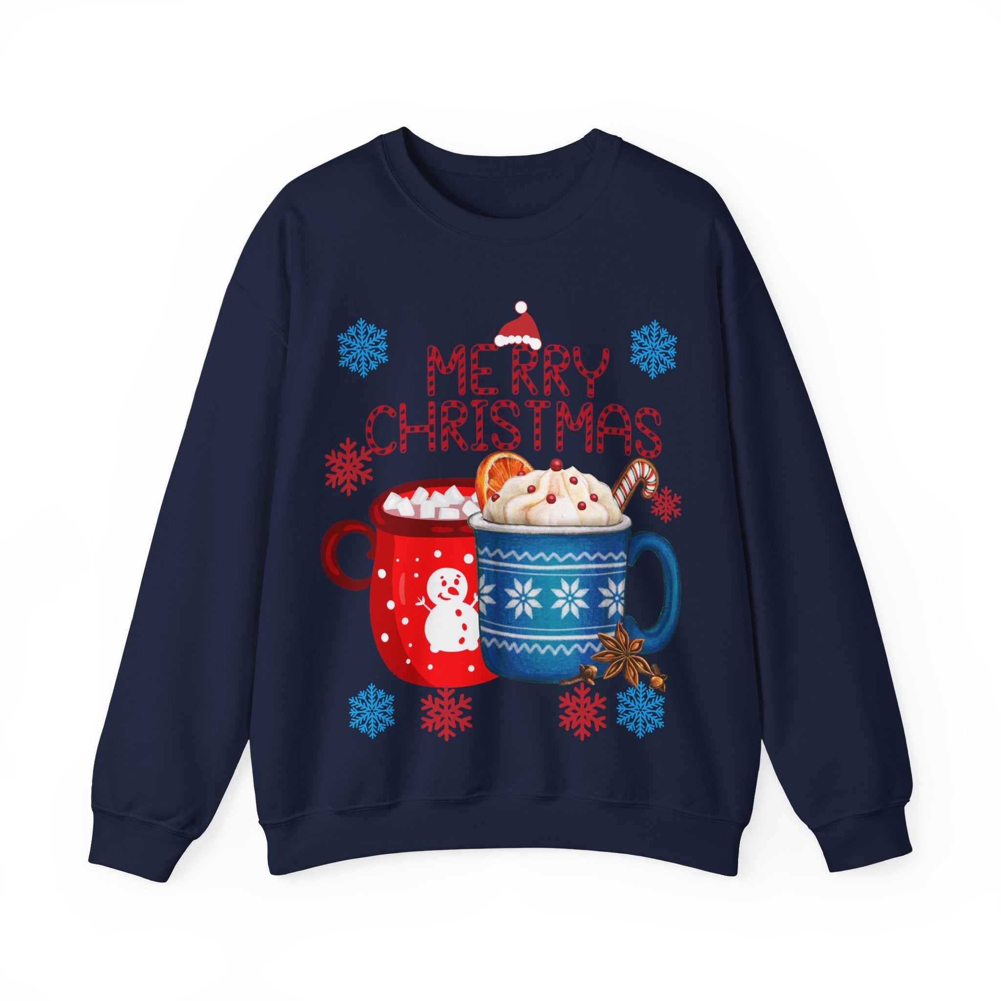 Merry Christmas Hot Cocoa Crewneck Sweatshirt