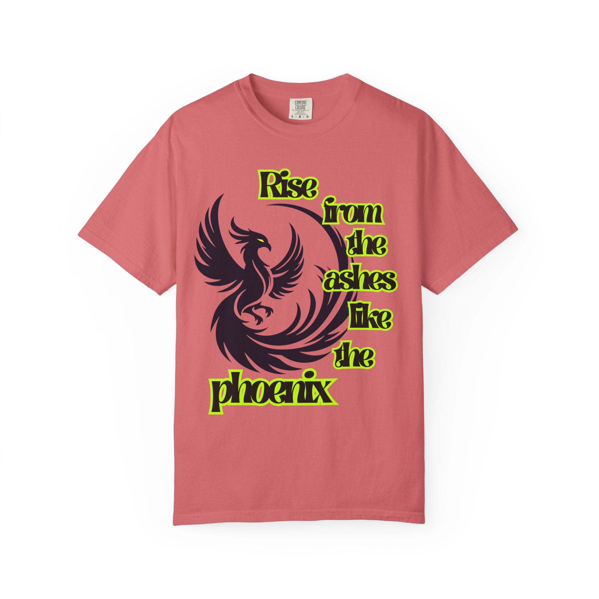 Phoenix Graphic Unisex T-shirt - Empowering 'Rise from the ashes like the phoenix' Design, Casual Wear, Gift for Resilience, [...]