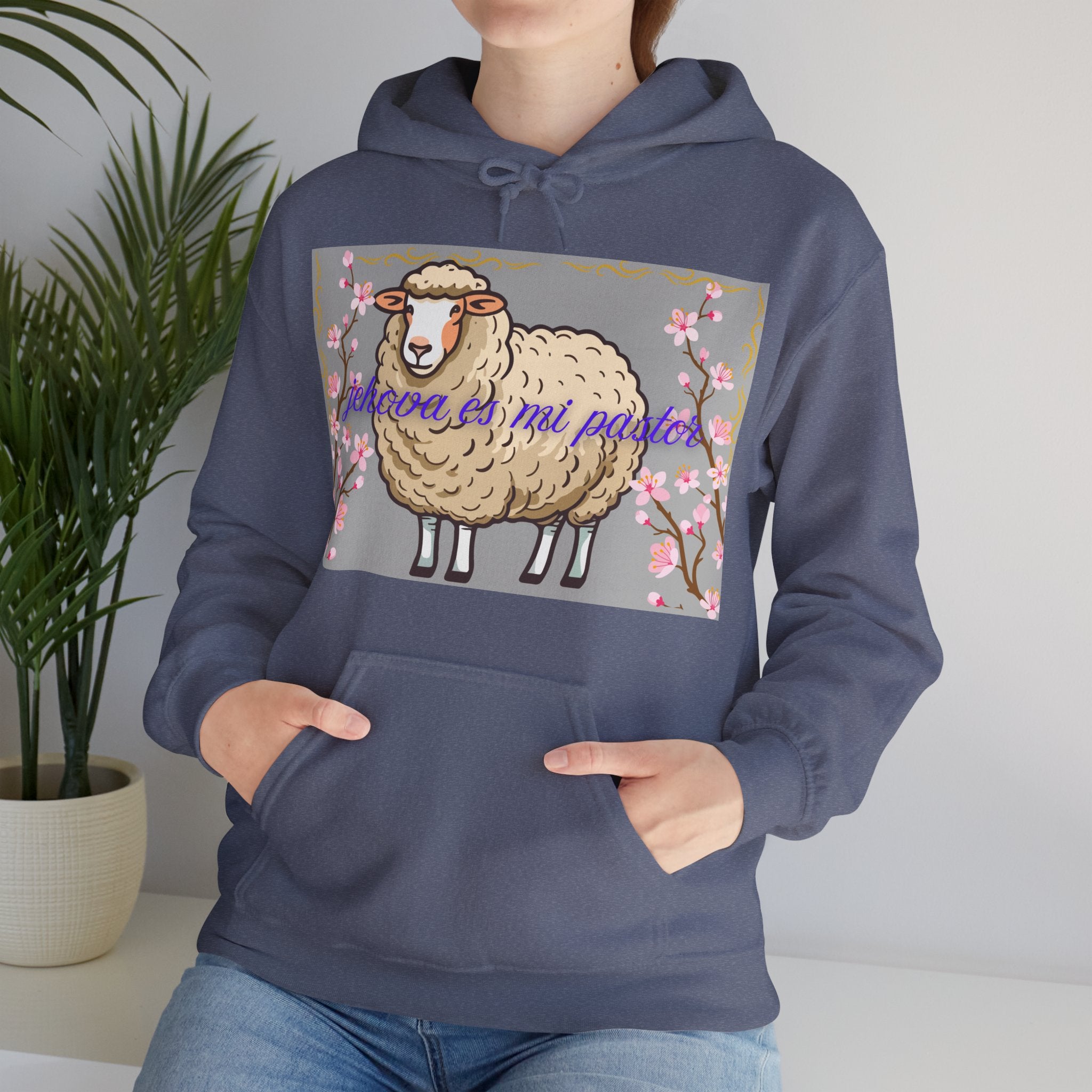 Whimsical Sheep Hoodie - Cozy Unisex Sweatshirt, Cute Gift for Animal Lovers, Spring Fashion, Perfect for Easter, Casual Wear