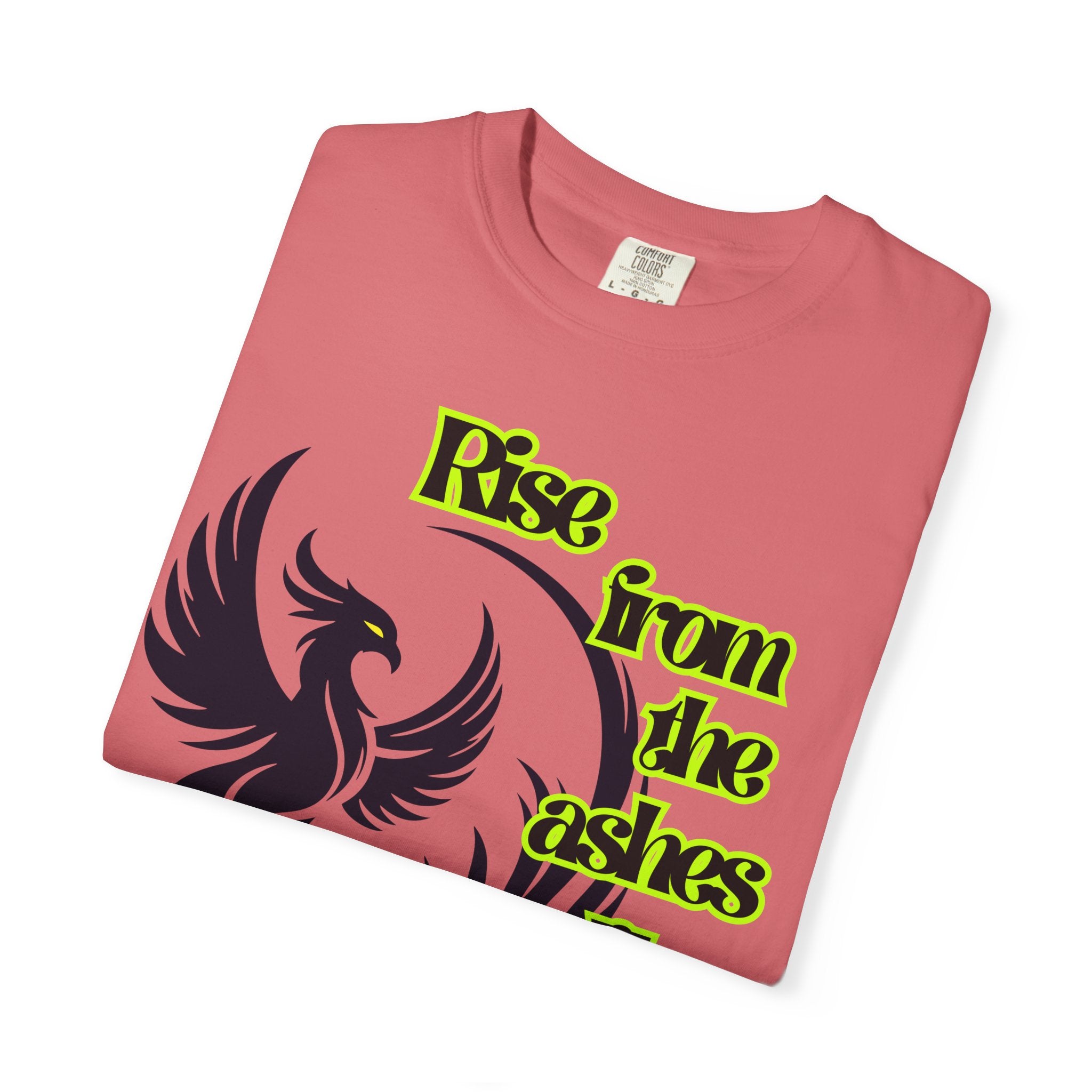 Phoenix Graphic Unisex T-shirt - Empowering 'Rise from the ashes like the phoenix' Design, Casual Wear, Gift for Resilience, [...]