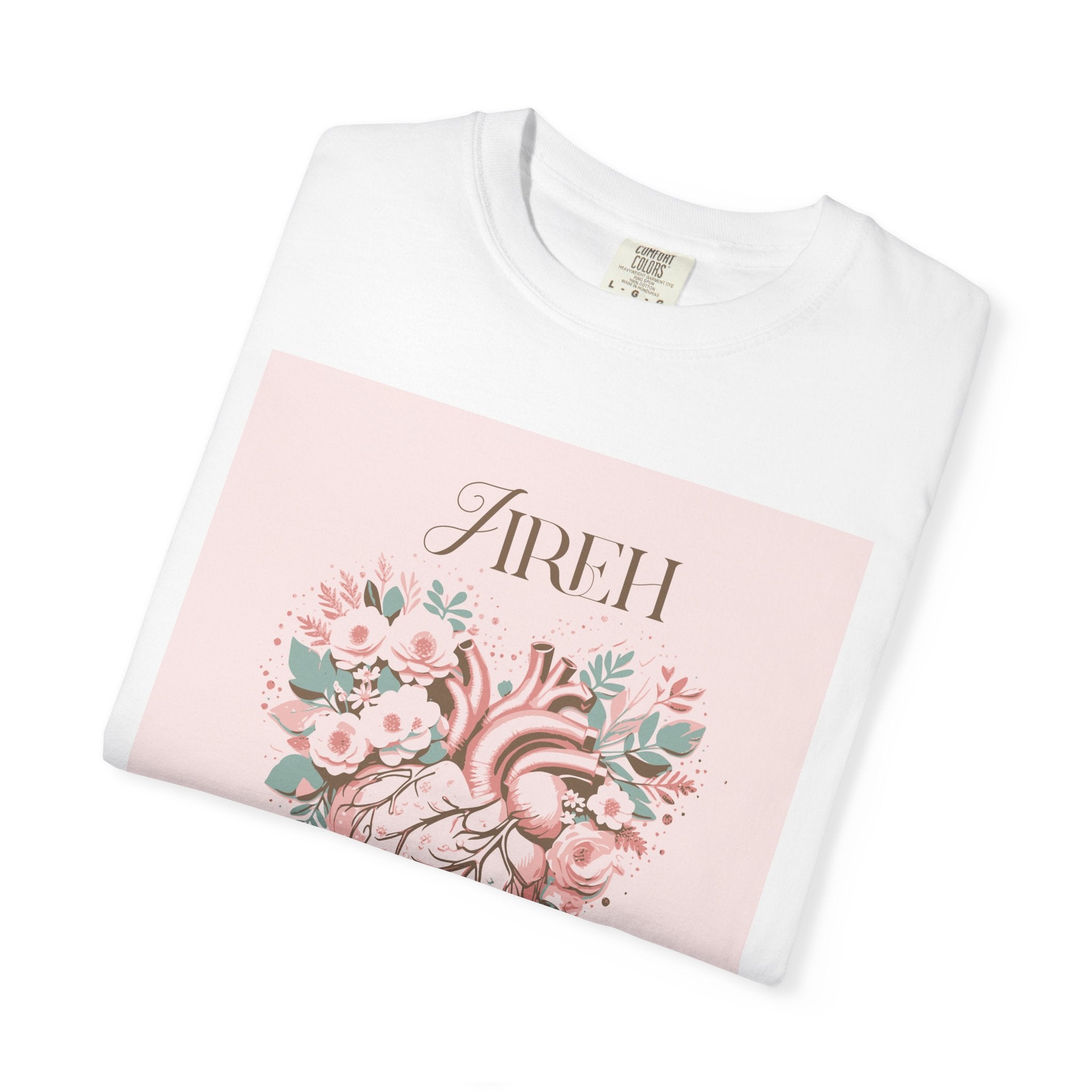 You Are Enough Floral Heart T-Shirt