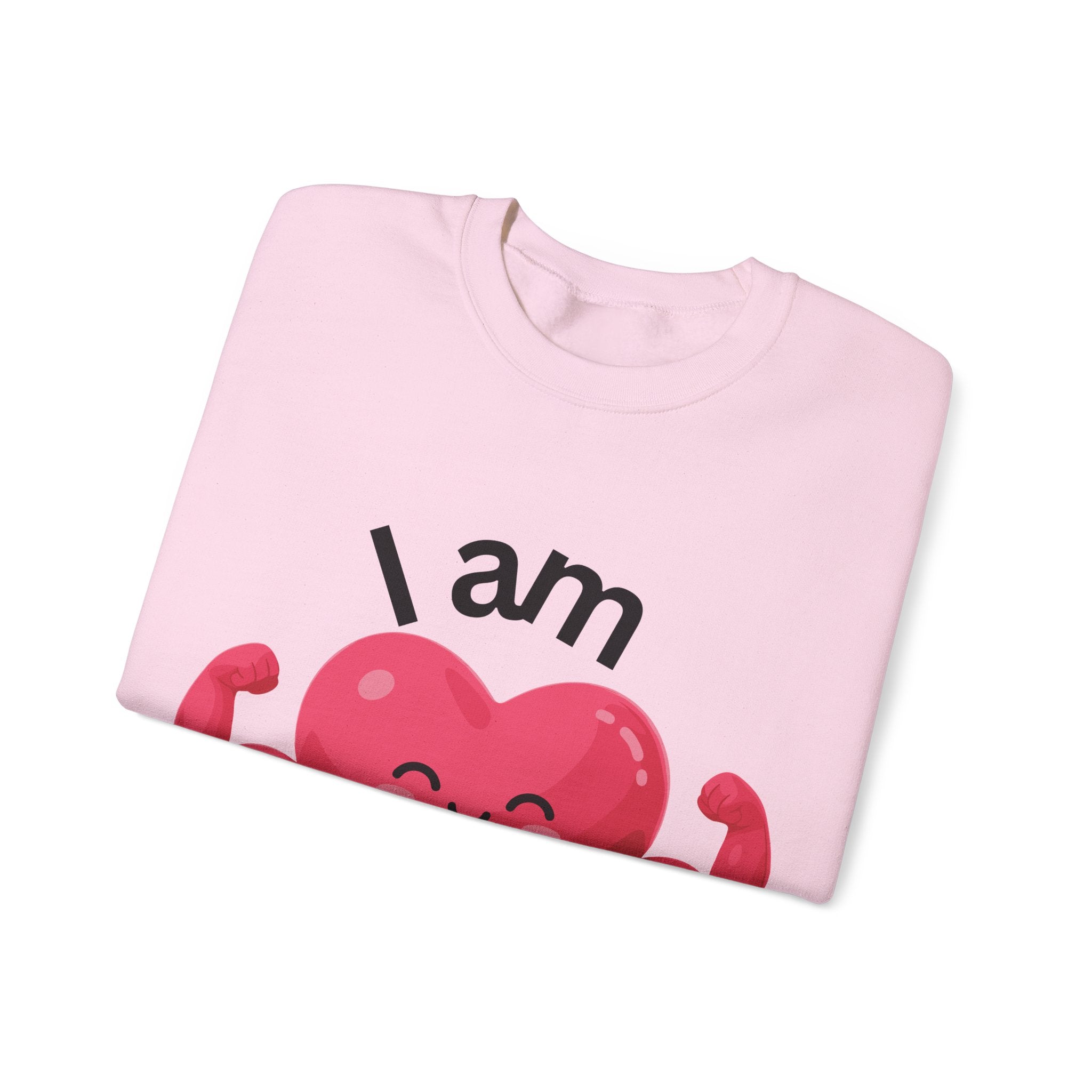 I Am Strong Heart Crewneck Sweatshirt