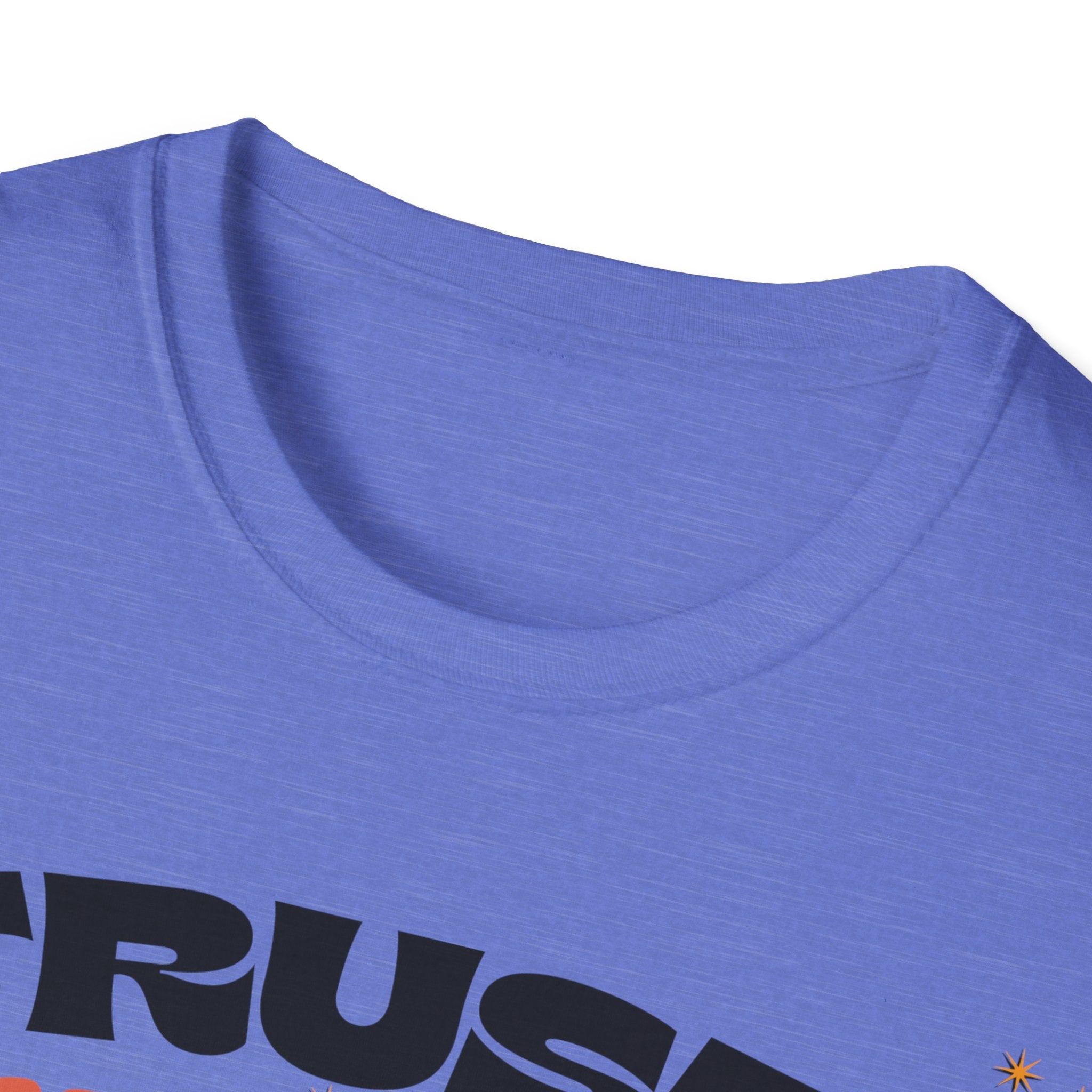 Trust The Process Heart T-Shirt — Positive Motivation Tee with Mushroom & Mosaic Heart Design