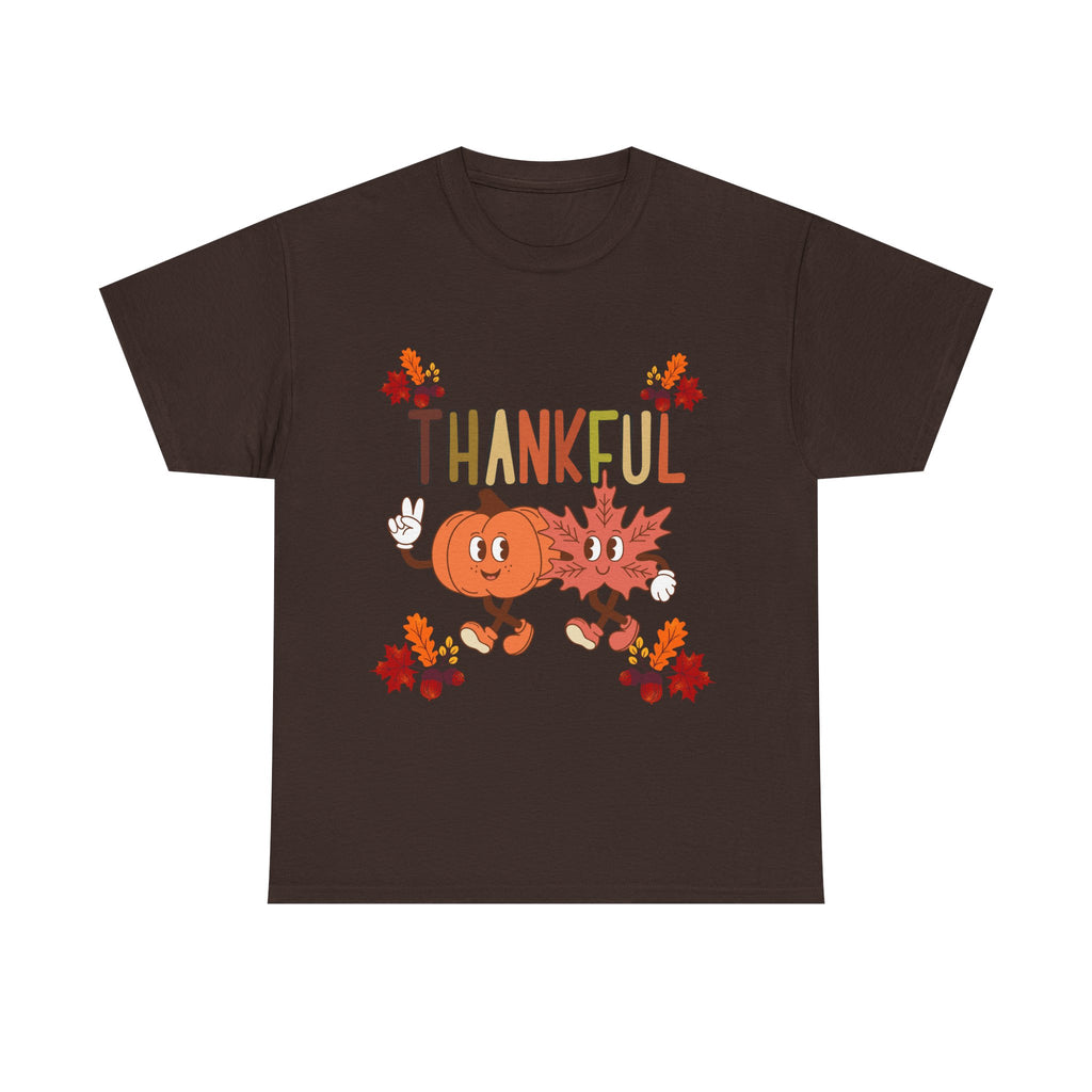 Thankful Fall Unisex Tee, Autumn Shirt, Thanksgiving Gift, Cute Graphic T-Shirt, Seasonal Wear, Holiday Apparel