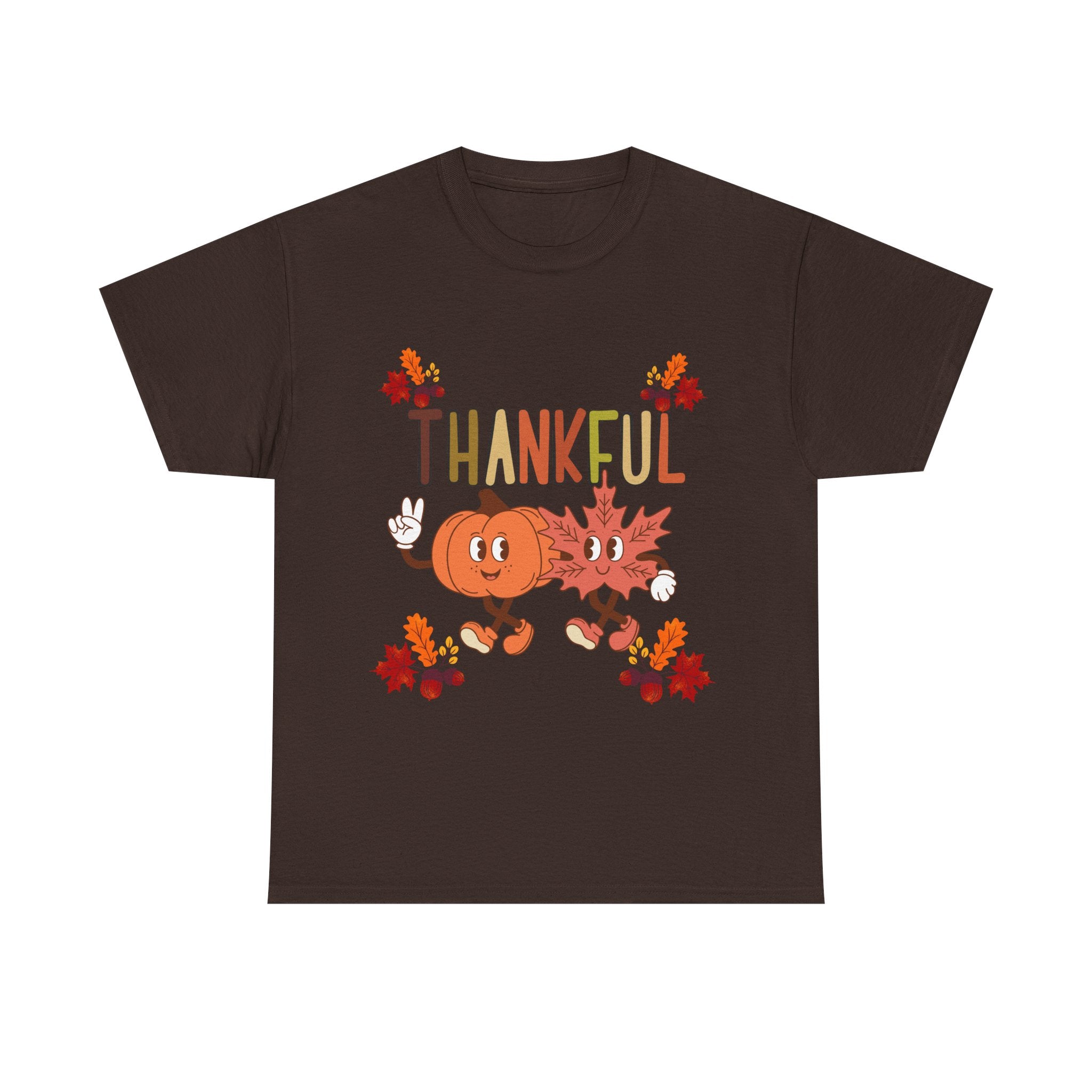 Thankful Fall Unisex Tee, Autumn Shirt, Thanksgiving Gift, Cute Graphic T-Shirt, Seasonal Wear, Holiday Apparel