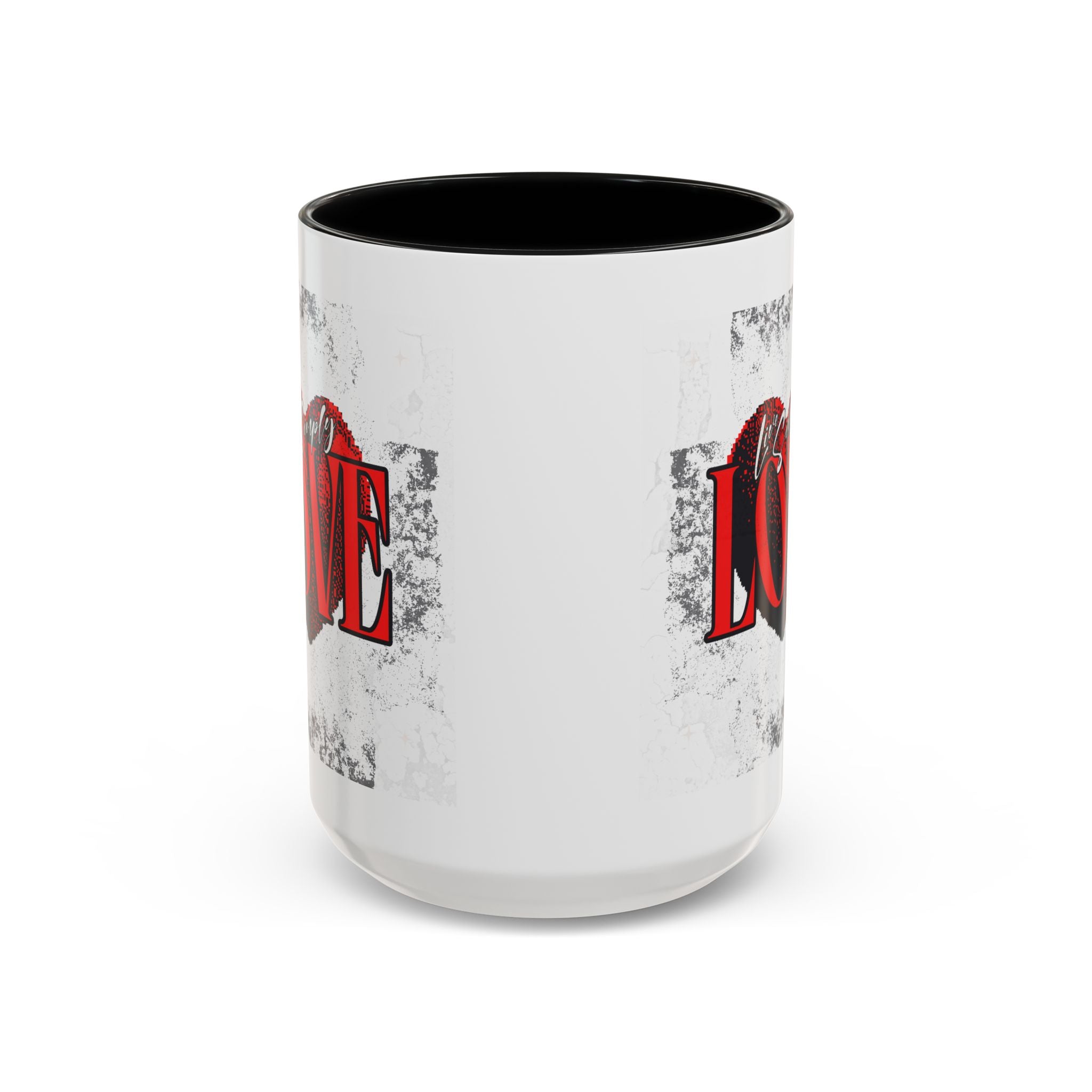 Love Accent Coffee Mug - Perfect Gift for Valentine's Day, Romantic Gift, Heart Mug, Coffee Lovers, Personalized Mug