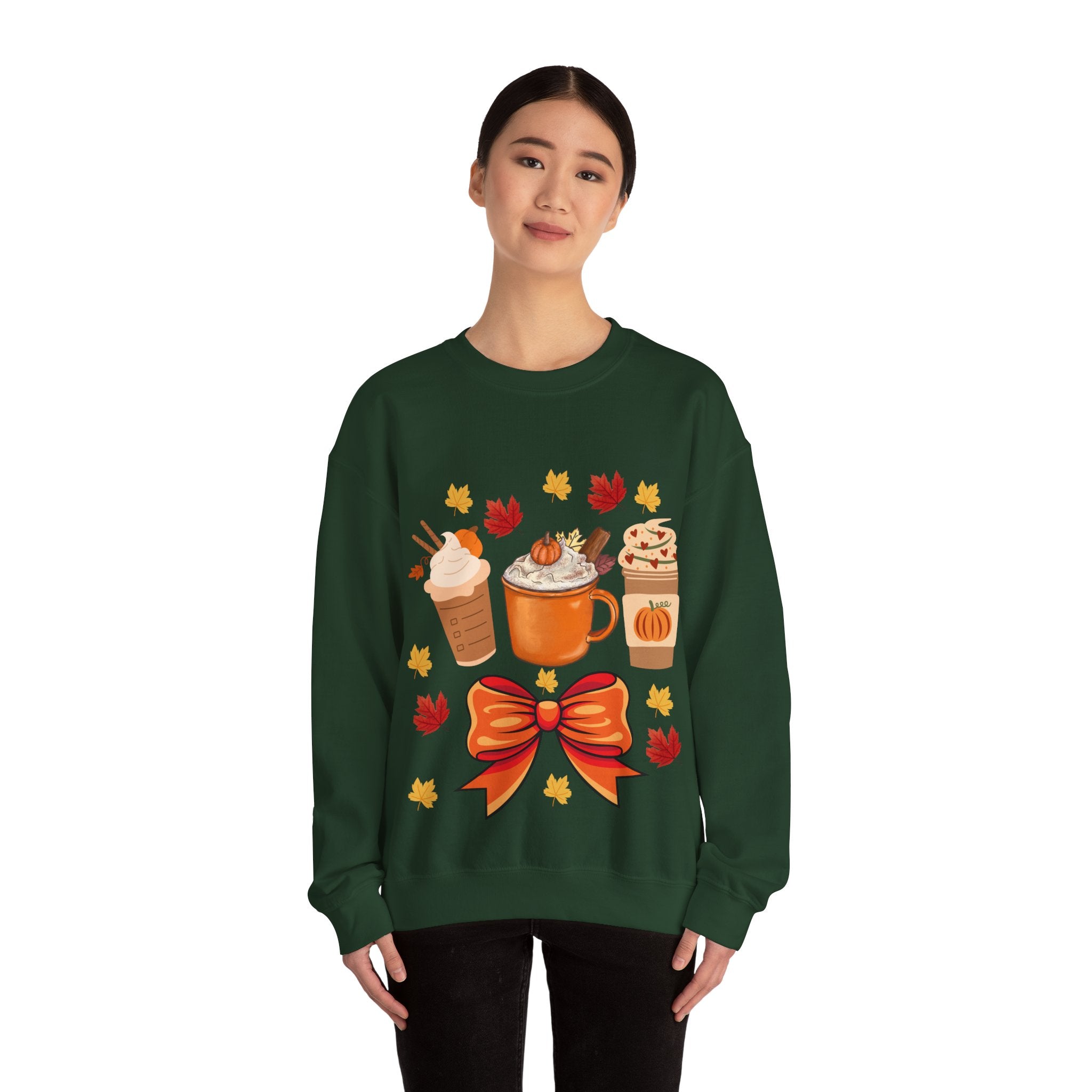 Autumn Vibes Sweatshirt, Cozy Crewneck for Fall, Pumpkin Spice Sweatshirt, Cute Gift for Thanksgiving, Warm Fashion Statement