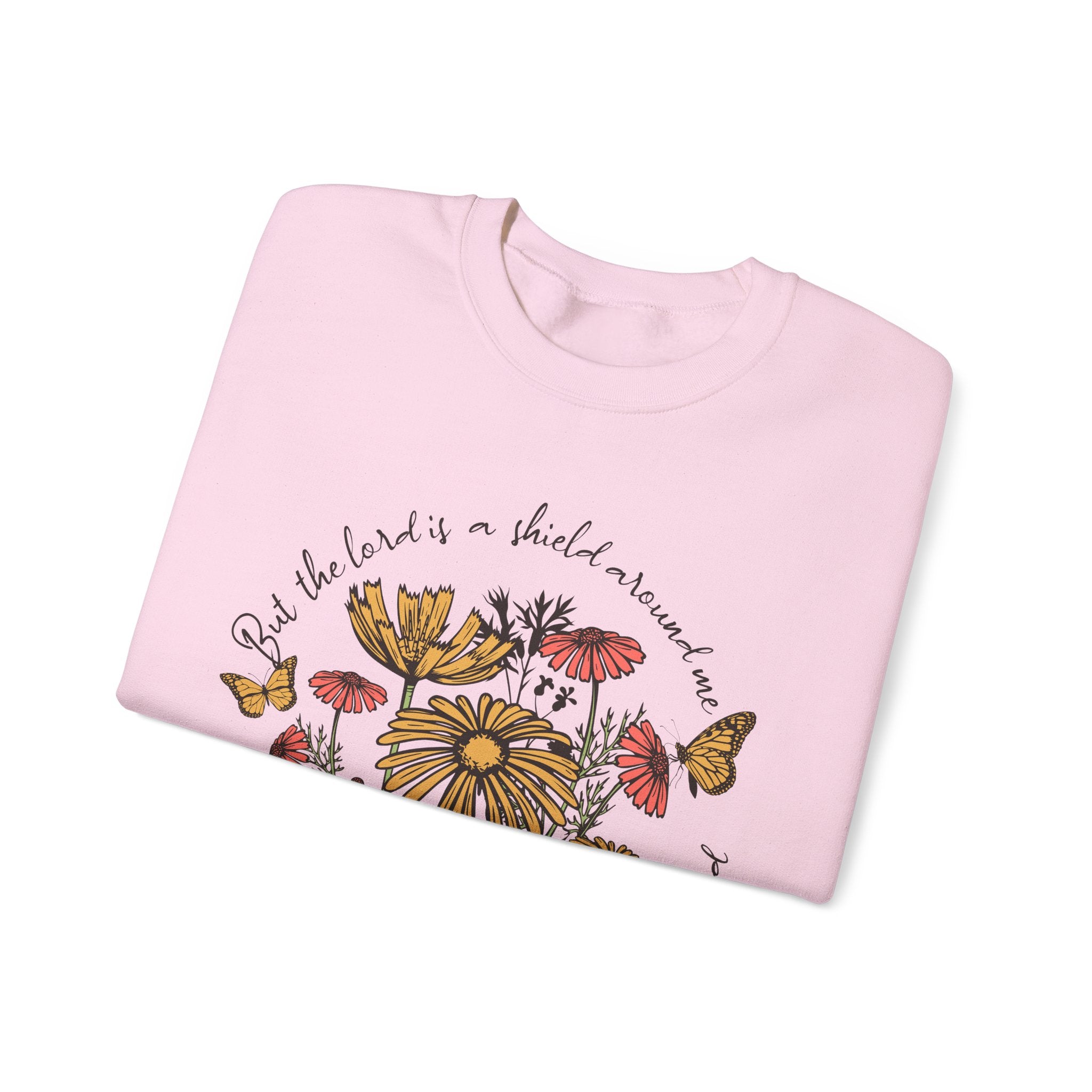 Nature-Inspired Inspirational Sweatshirt for All Seasons, Motivational Gift for Her, Floral Crewneck, Comfortable Everyday Wear, [...]