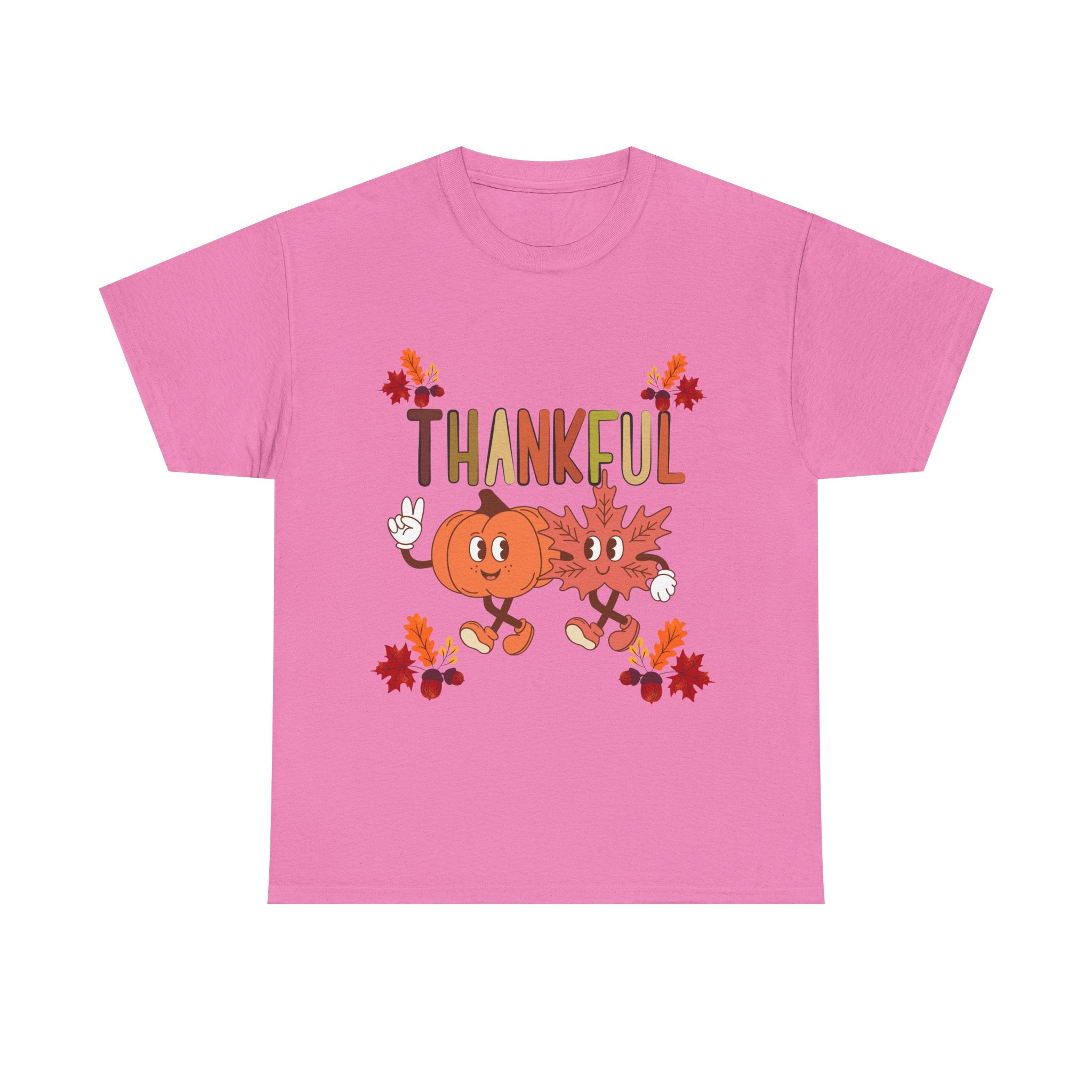 Thankful Fall Unisex Tee, Autumn Shirt, Thanksgiving Gift, Cute Graphic T-Shirt, Seasonal Wear, Holiday Apparel