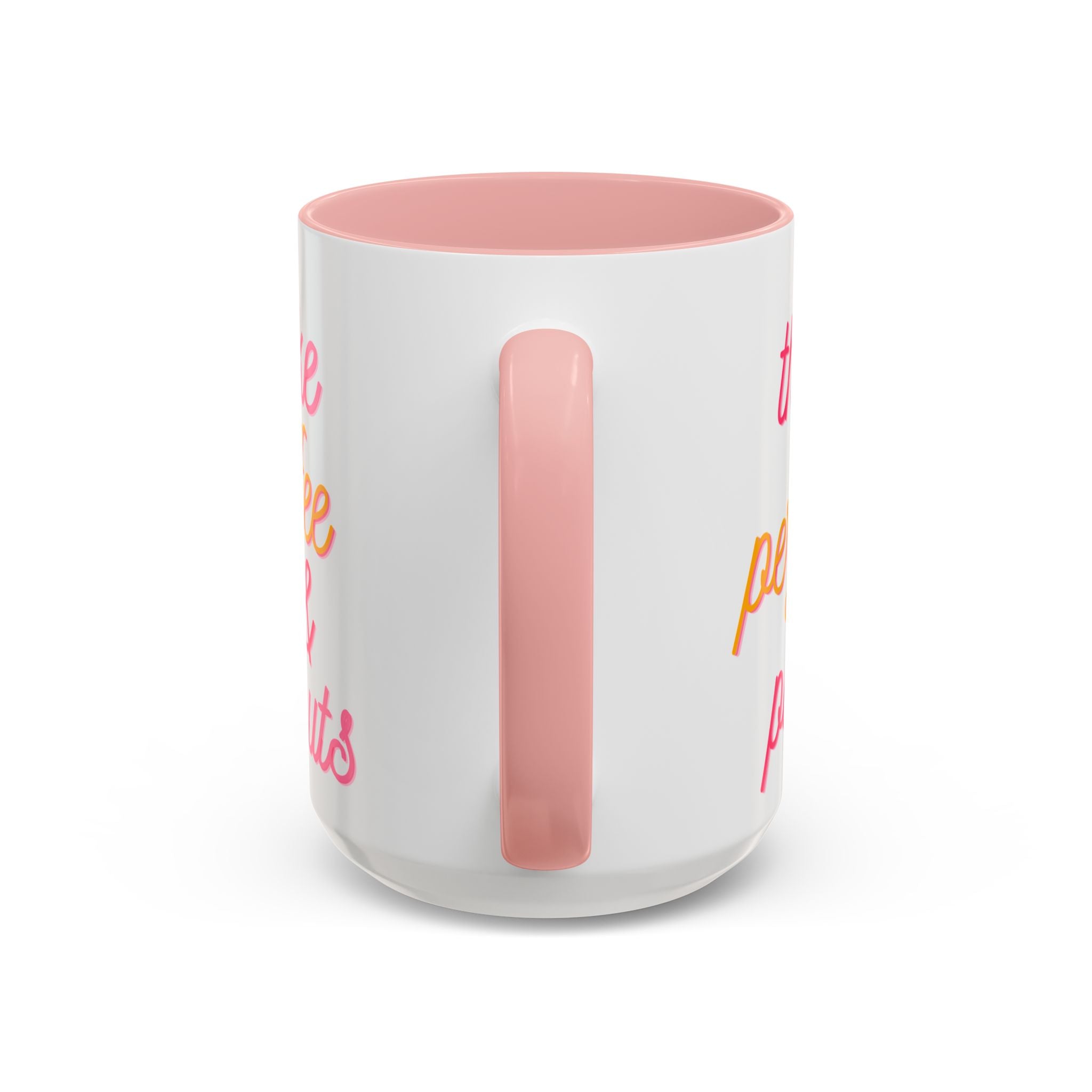 Like Coffee & Donuts Accent Coffee Mug — Cute Donut & Coffee Cup Design (11/15oz)