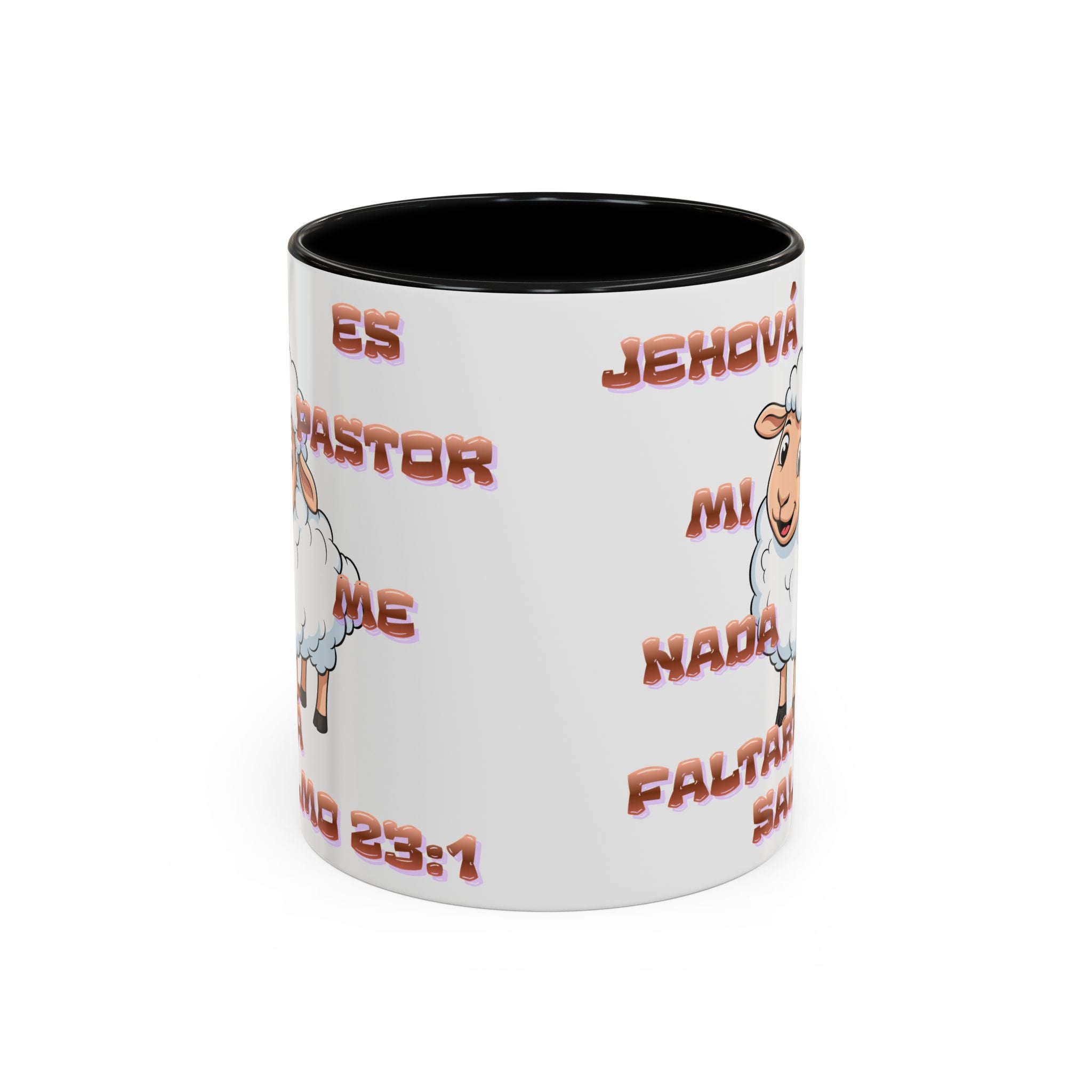 Jehová Es Mi Pastor Coffee Mug — Salmo 23:1 Spanish Christian Accent Mug