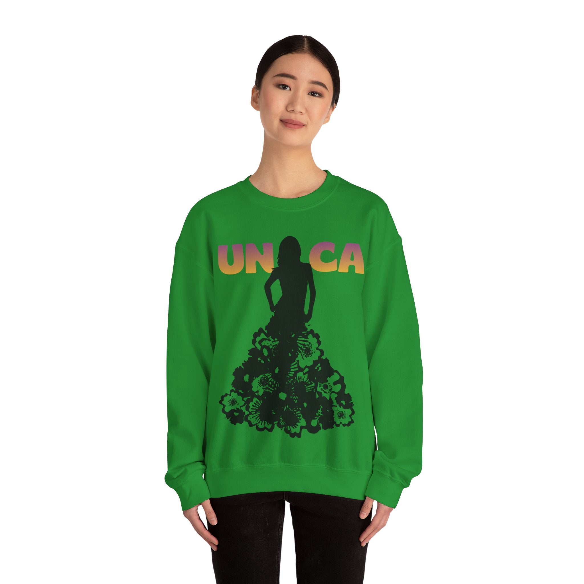 Unica Floral Silhouette Sweatshirt