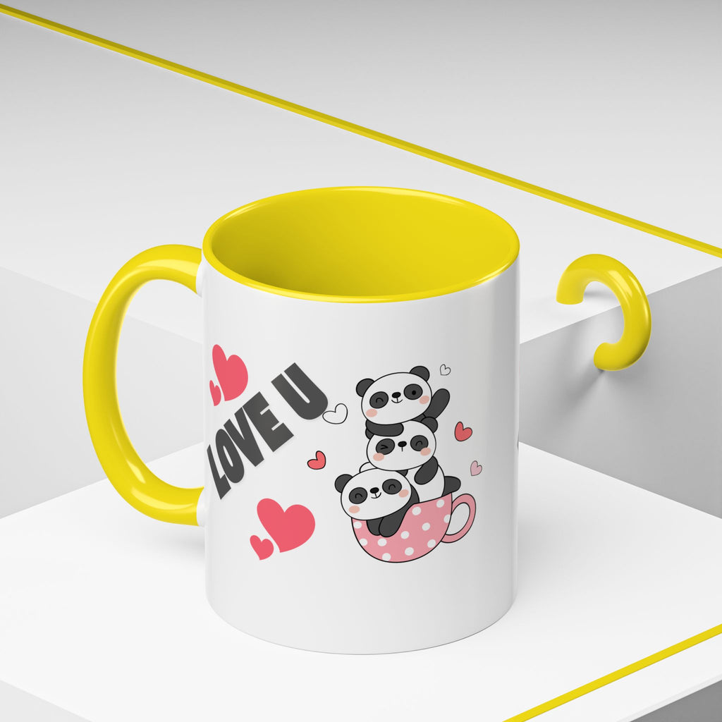 Adorable Panda Love Coffee Mug - Perfect Gift for Couples, Birthdays, Valentine's Day, Cute Kitchen Decor