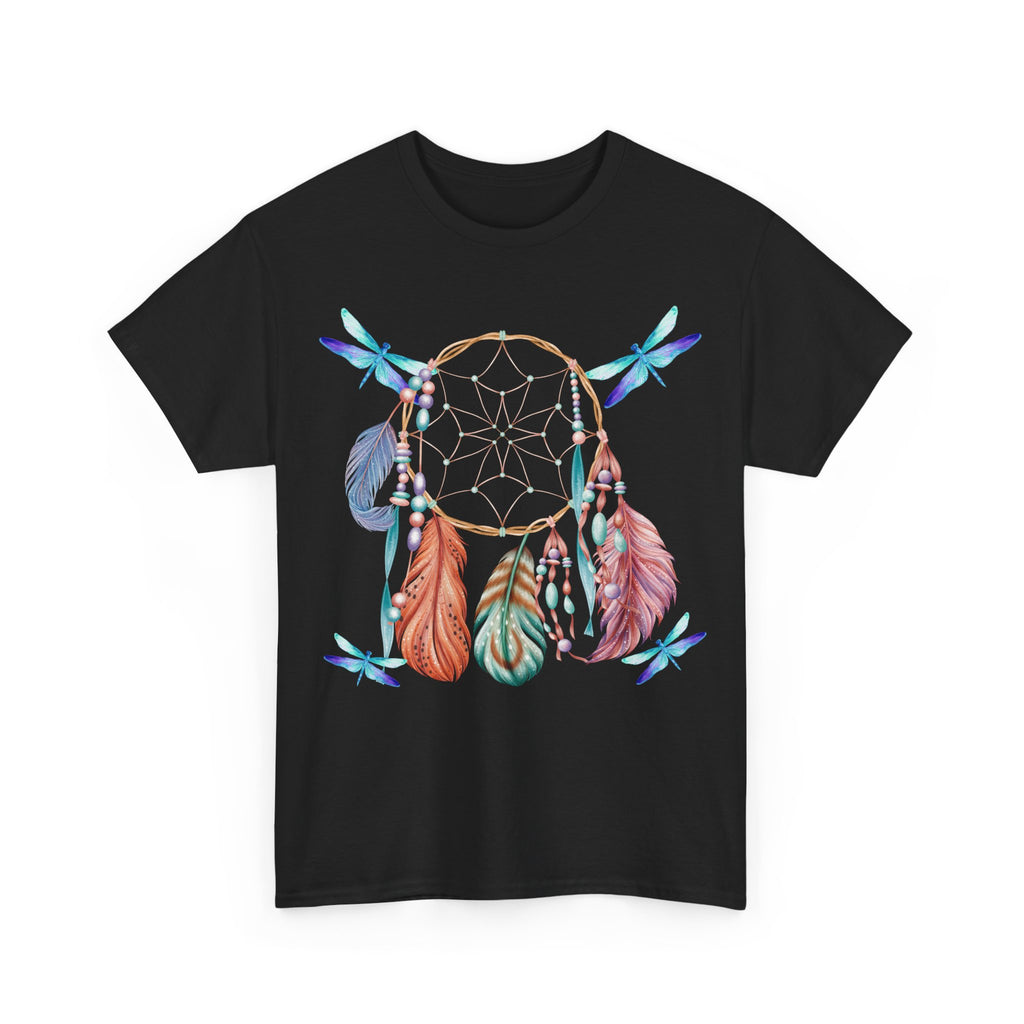 Dreamcatcher Feather T-Shirt — Boho Tribal Feather Graphic Tee