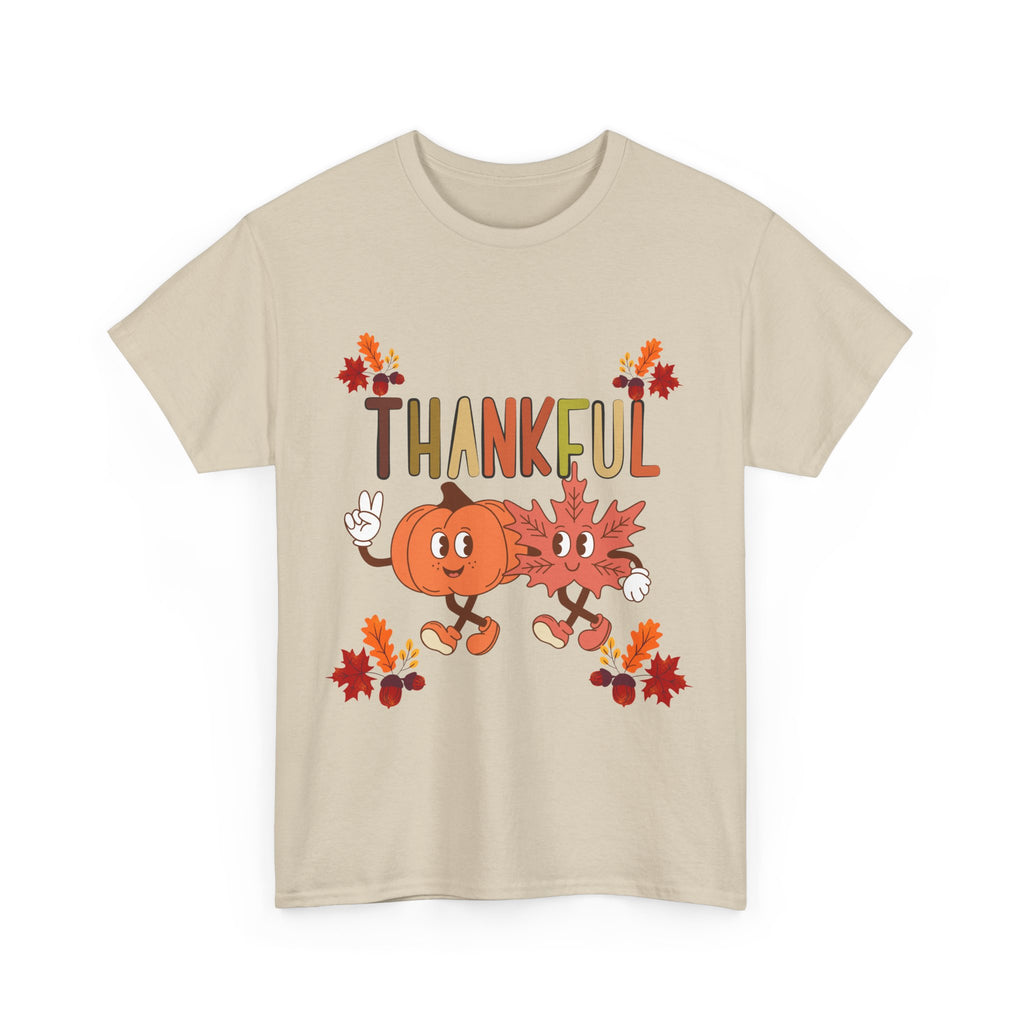 Thankful Fall Unisex Tee, Autumn Shirt, Thanksgiving Gift, Cute Graphic T-Shirt, Seasonal Wear, Holiday Apparel