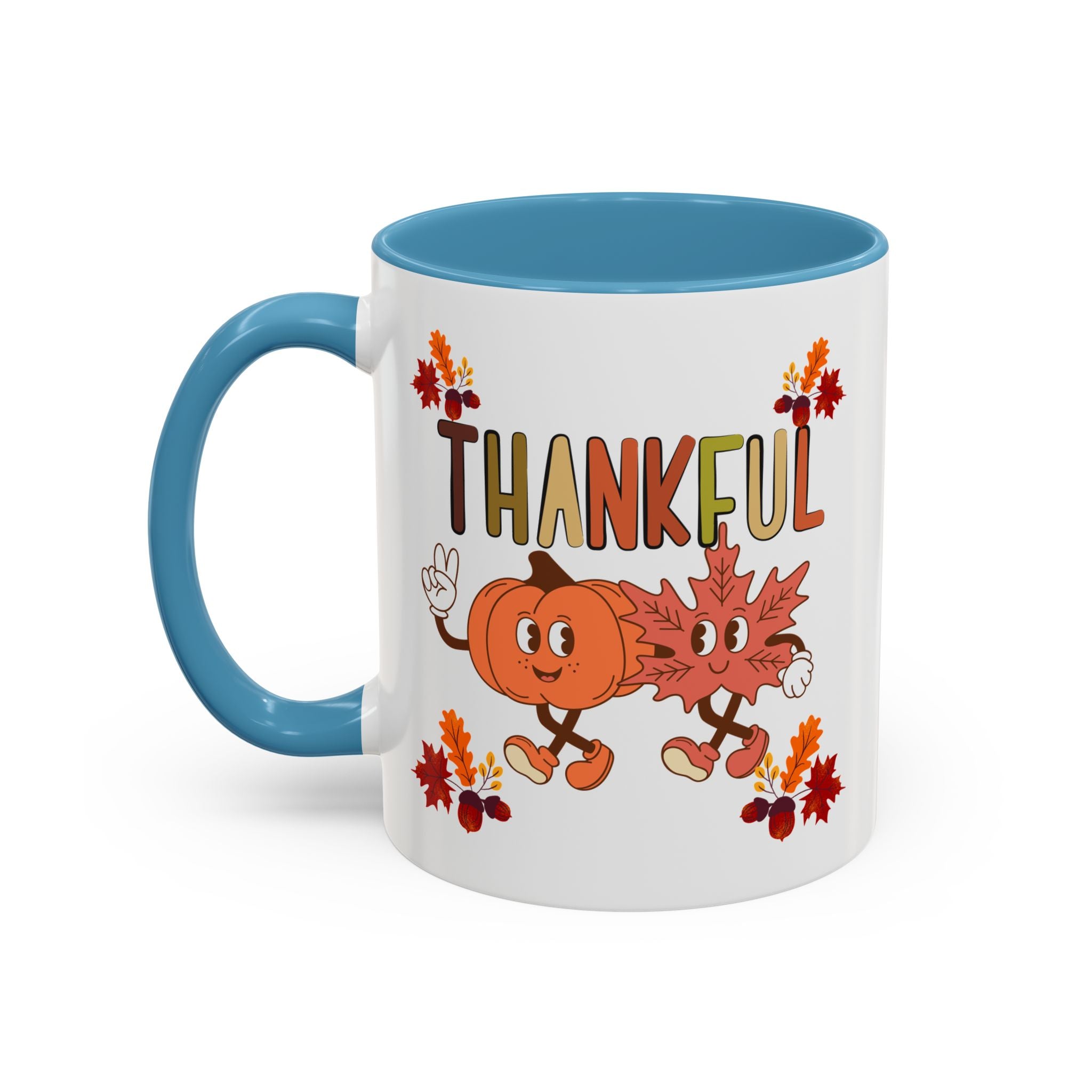Gratitude Coffee Mug, Thankful Autumn Ceramic Cup, Thanksgiving Gift, Seasonal Drinkware, Fall Decor