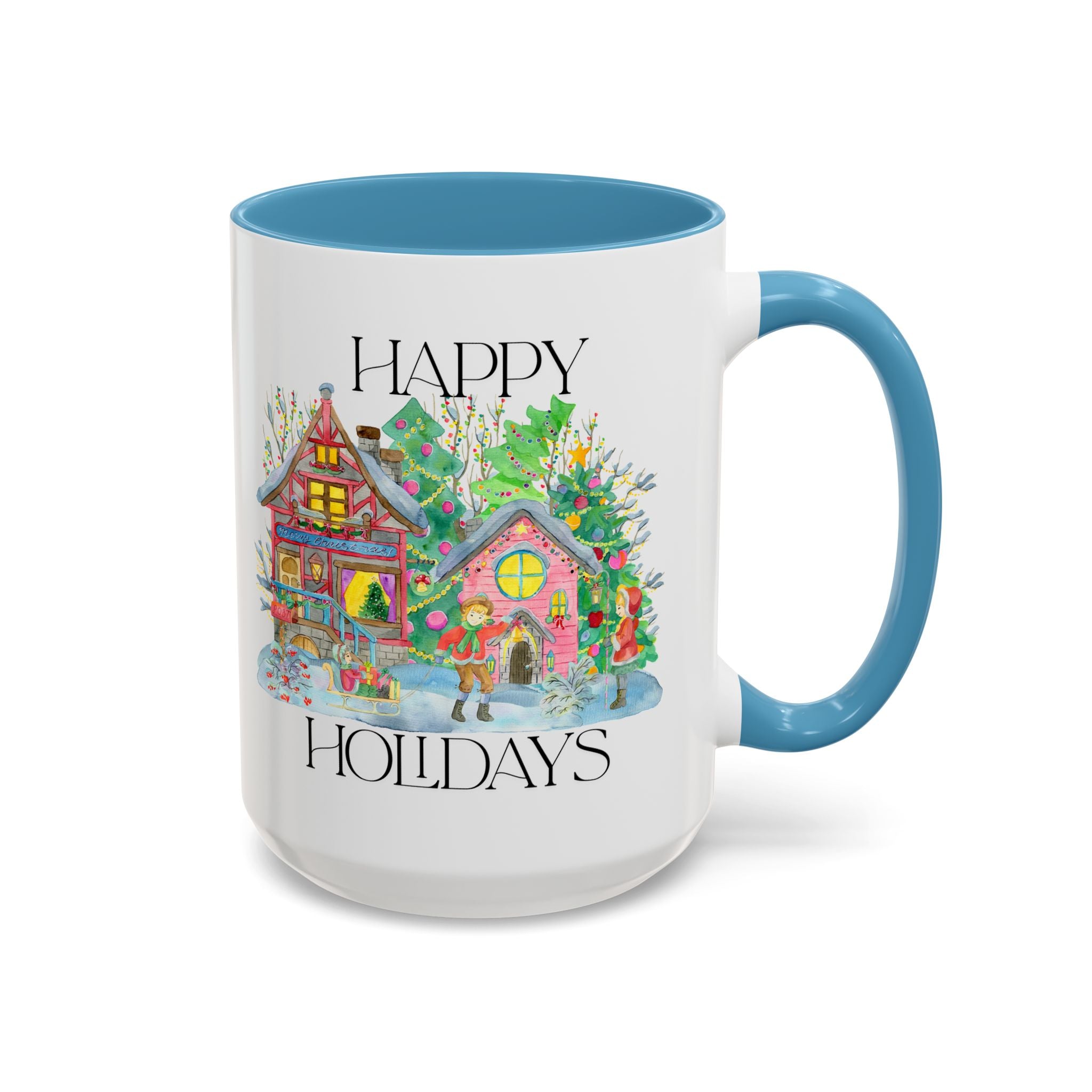 Festive Holiday Coffee Mug - Perfect Gift for Christmas, Winter Decor, Cozy Home Vibe, Holiday Gatherings, Cheerful Sips