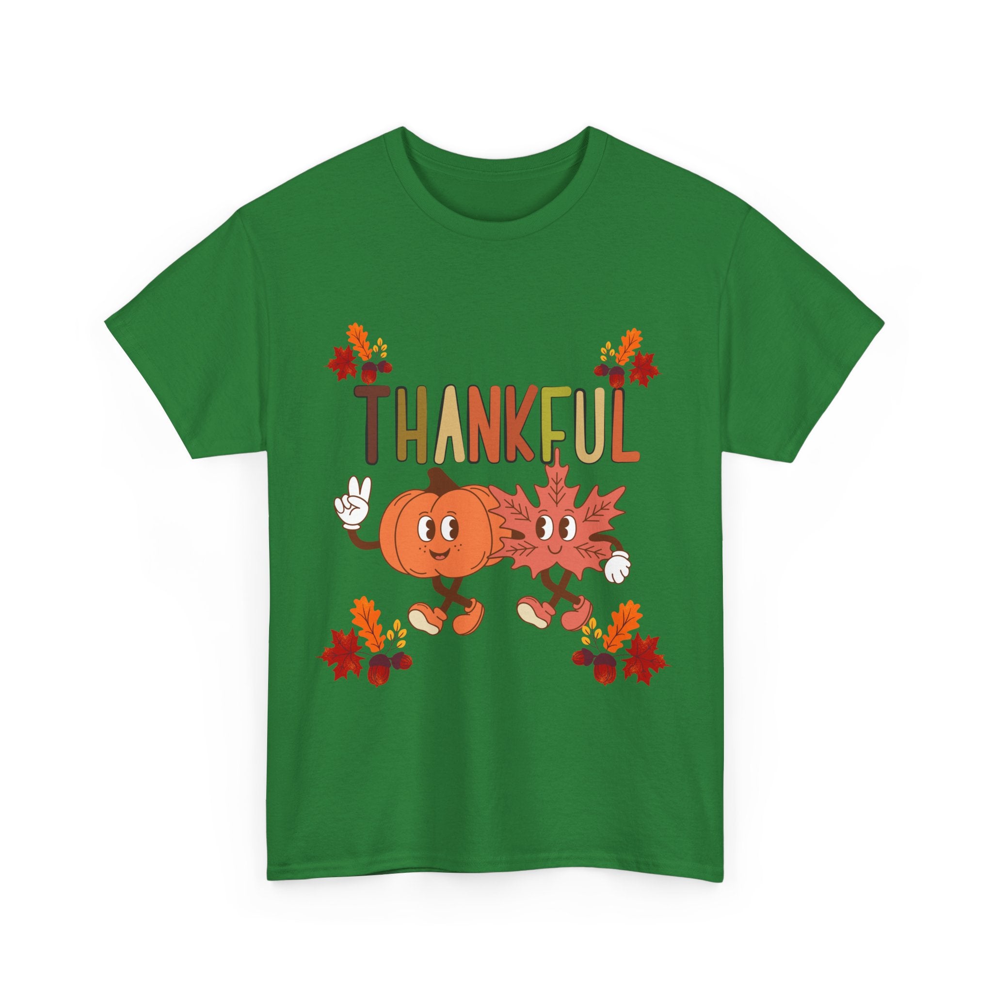 Thankful Fall Unisex Tee, Autumn Shirt, Thanksgiving Gift, Cute Graphic T-Shirt, Seasonal Wear, Holiday Apparel