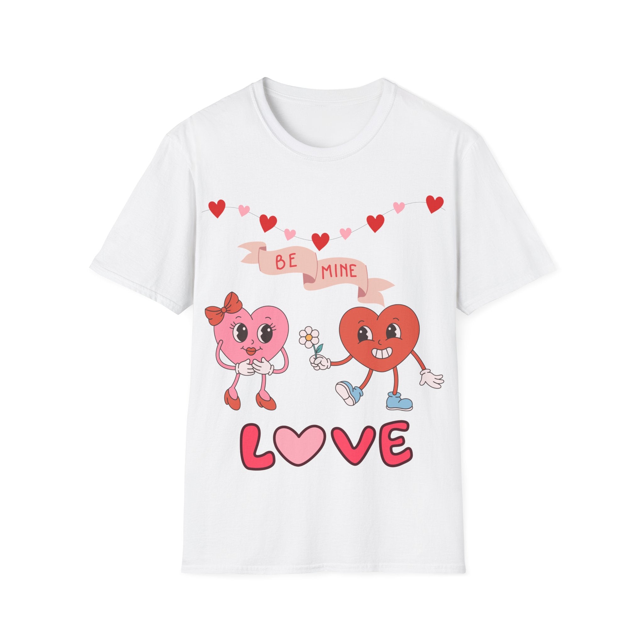 Valentine Hearts 'Be Mine' Love T-Shirt
