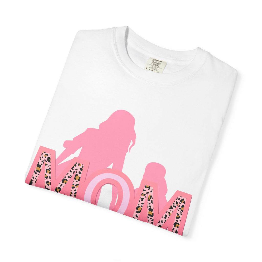 Mom & Me Garment-Dyed T-shirt, Cute Matching Tees, Mother's Day Gift, Family Outing Shirt, Mommy Daughter Outfit, Trendy Casual Wear