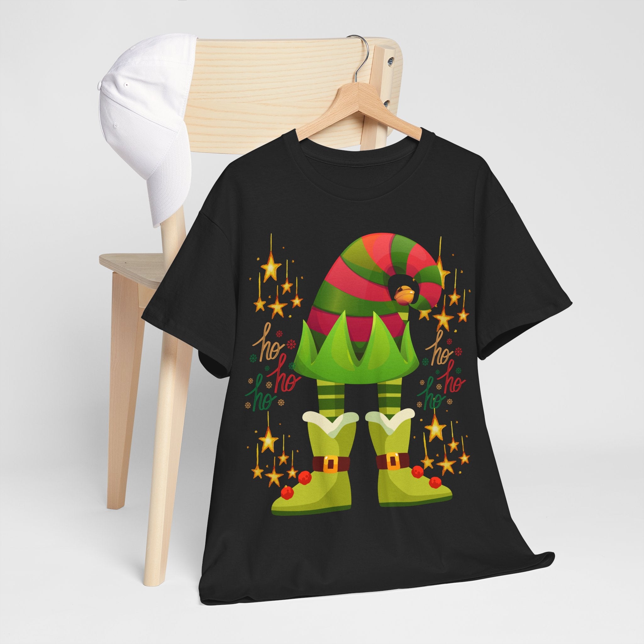 Elf Legs T-Shirt — Cute Christmas 'Ho Ho Ho' Holiday Tee
