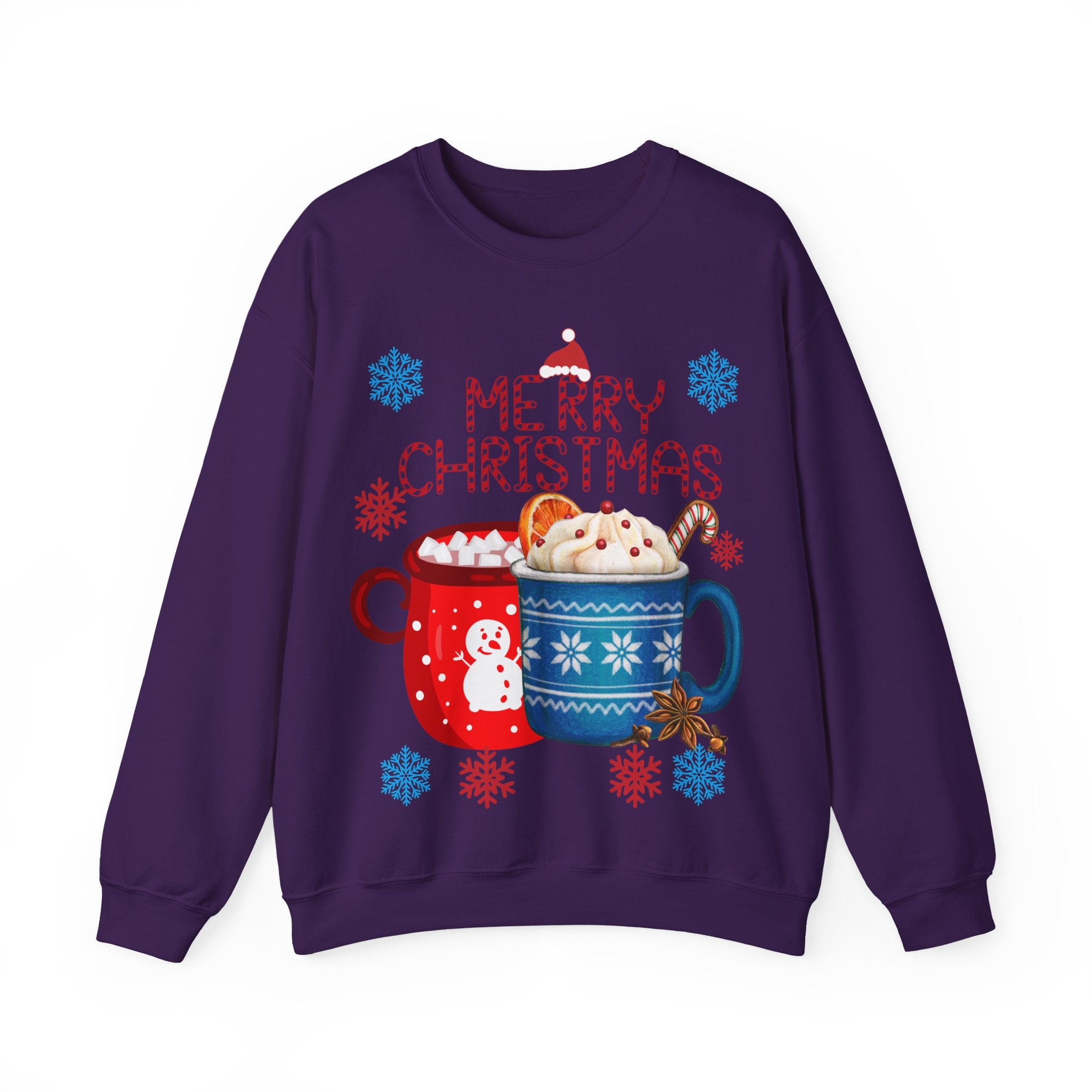 Merry Christmas Hot Cocoa Crewneck Sweatshirt