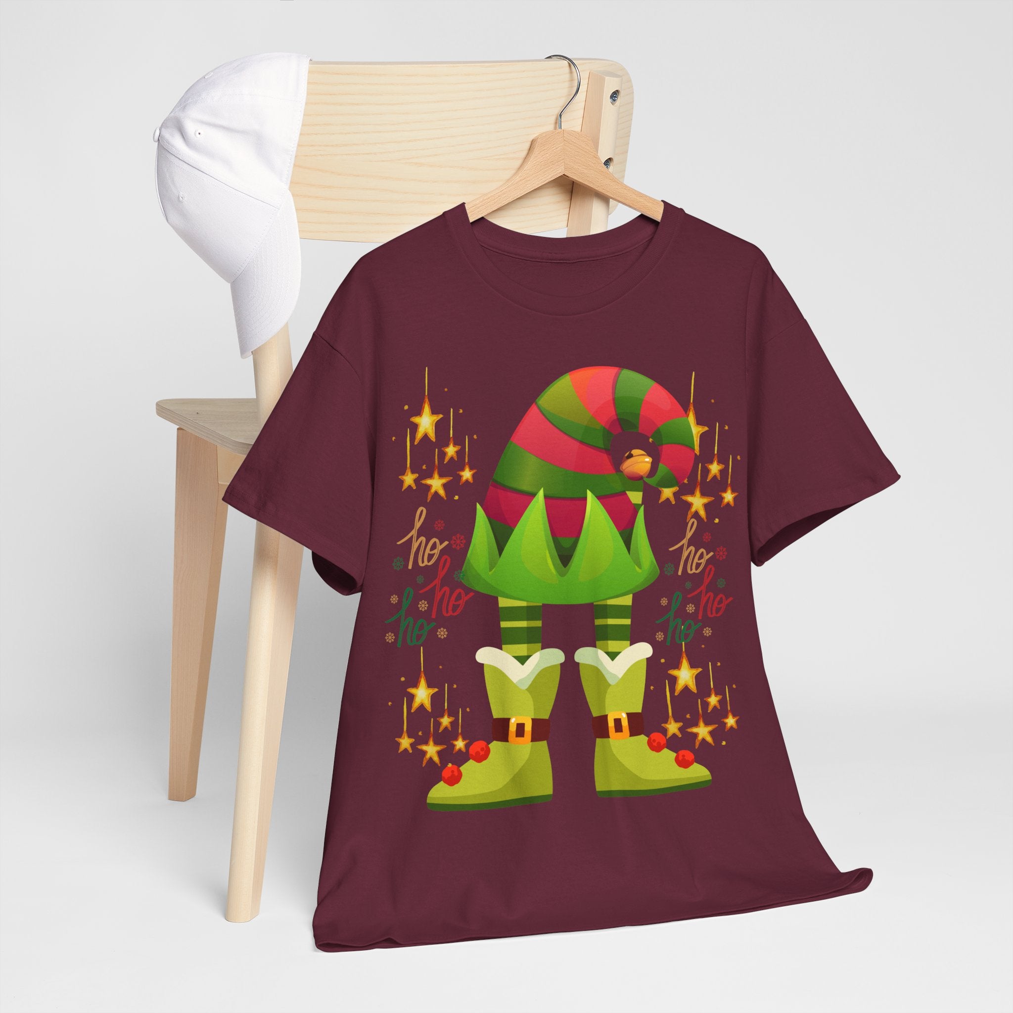 Elf Legs T-Shirt — Cute Christmas 'Ho Ho Ho' Holiday Tee
