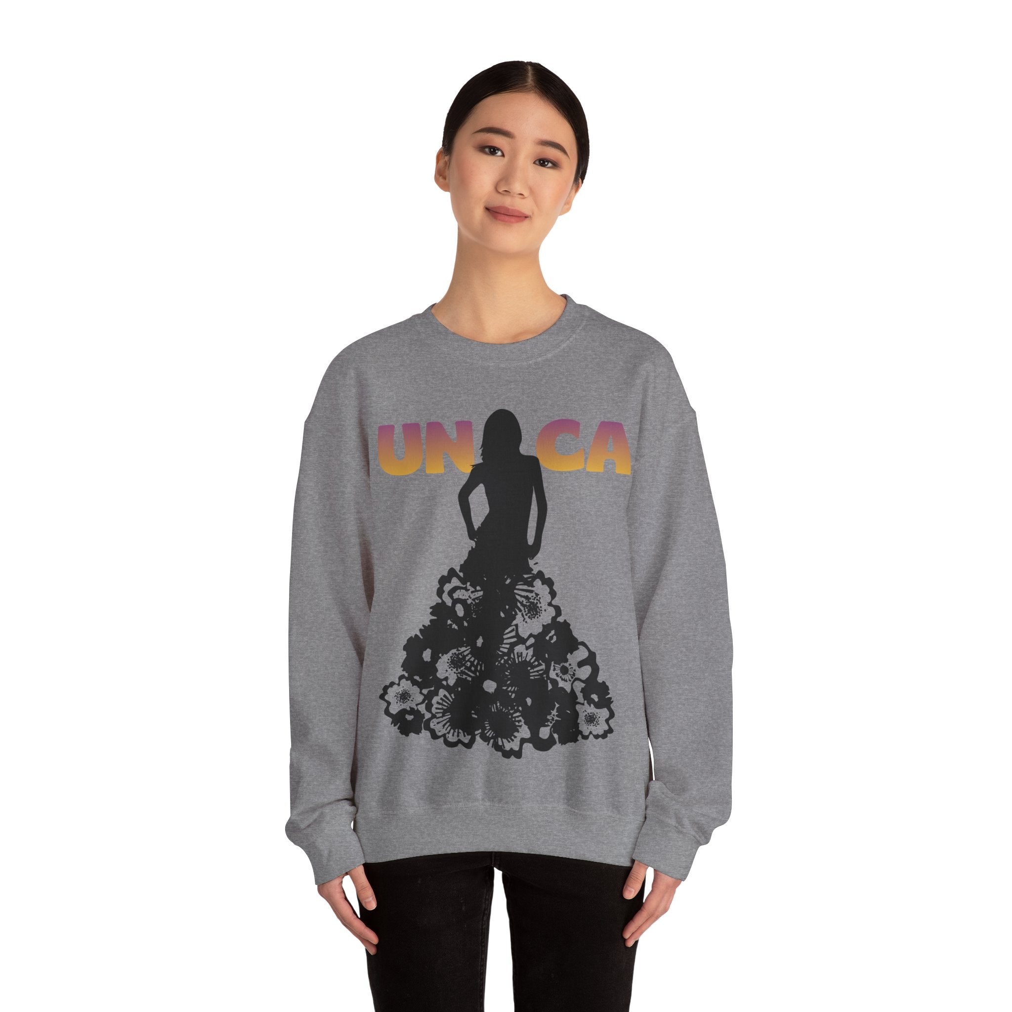Unica Floral Silhouette Sweatshirt